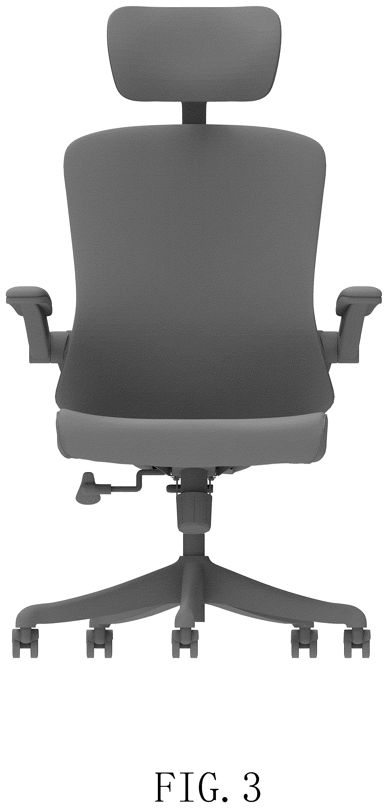 Patent USD1044303 Figure 3 – Chair