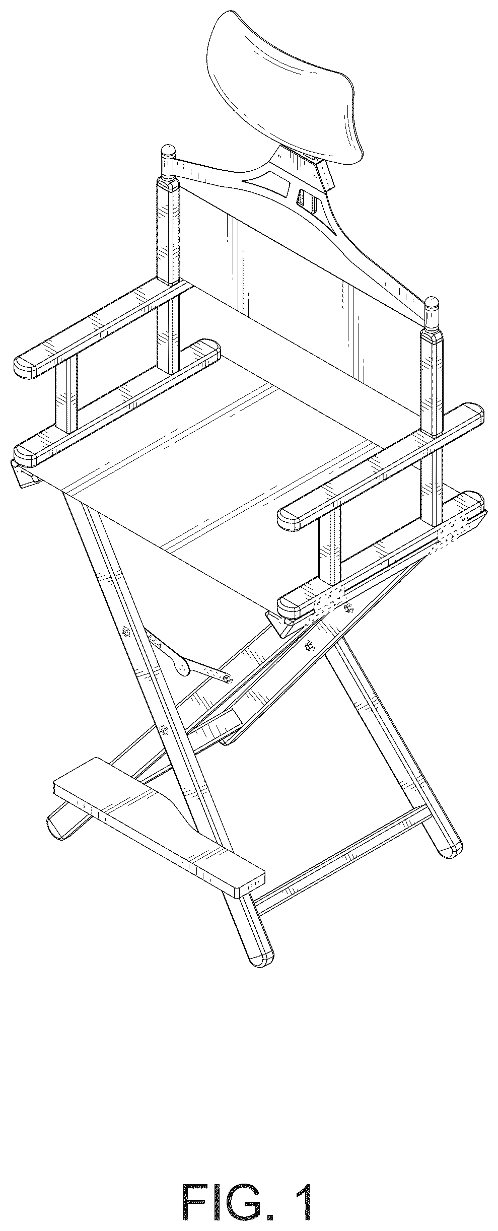 Patent USD1044304 — Folding chair — Figure 1