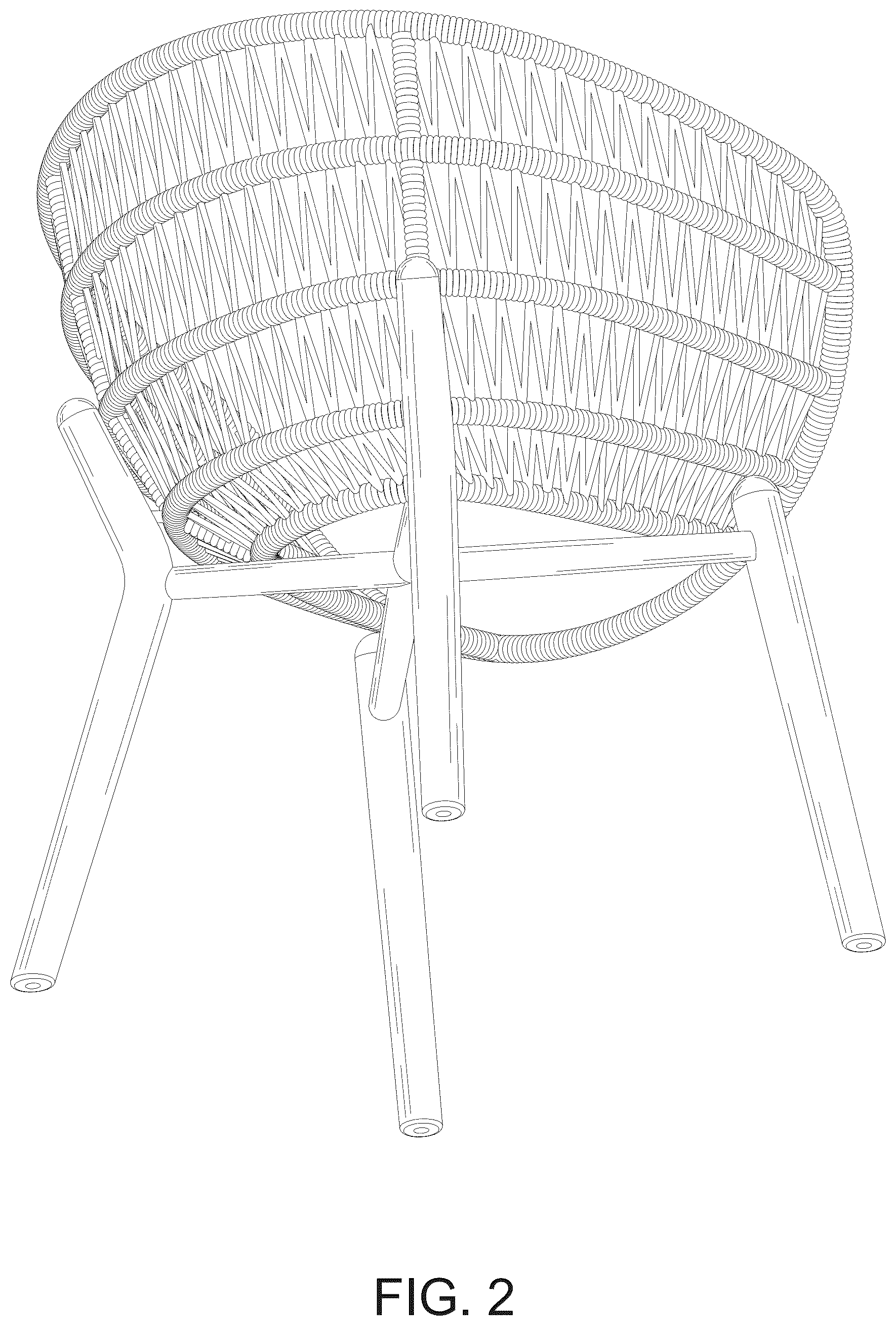 Patent USD1044306 Figure 2 – Seat
