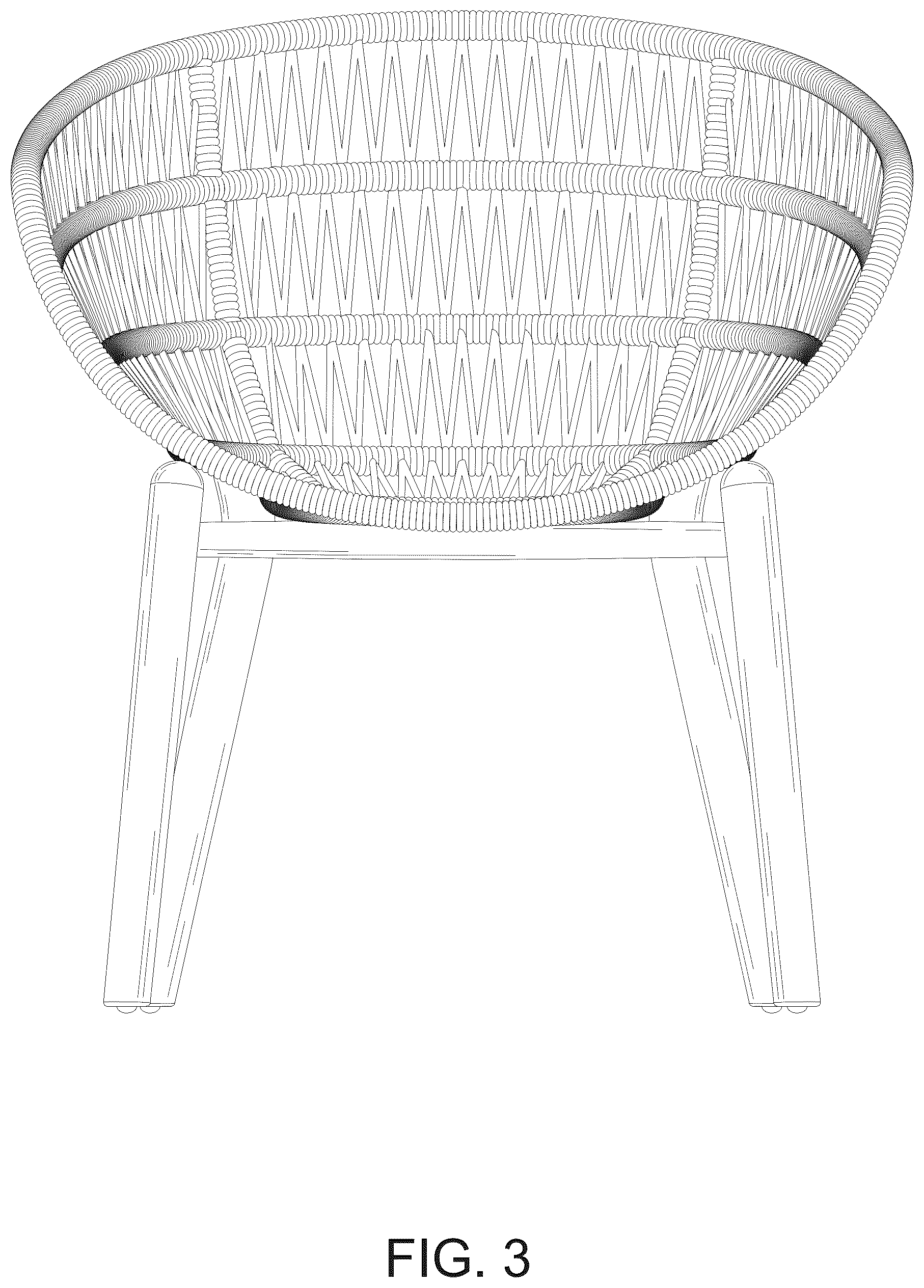 Patent USD1044306 Figure 3 – Seat