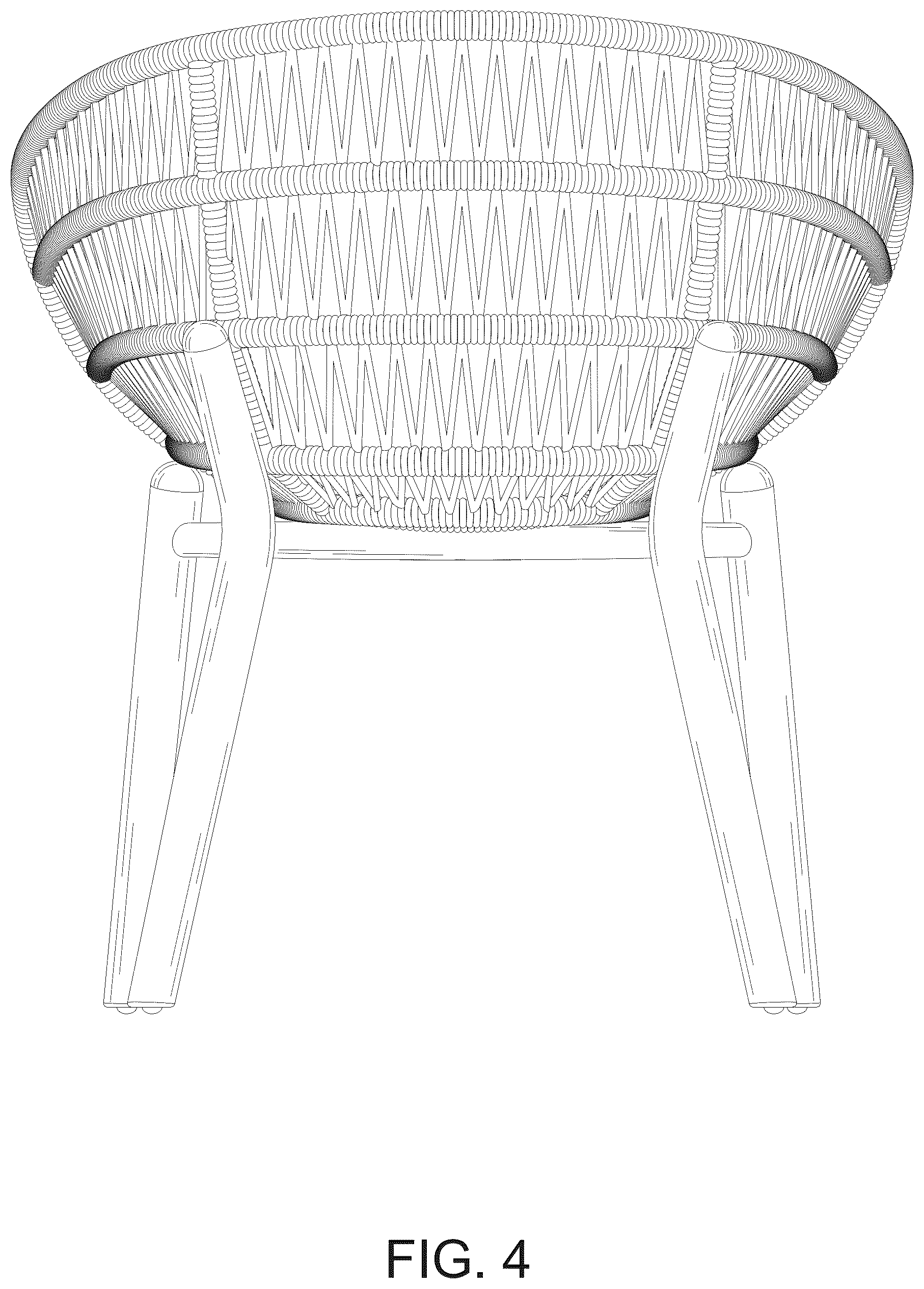 Patent USD1044306 Figure 4 – Seat