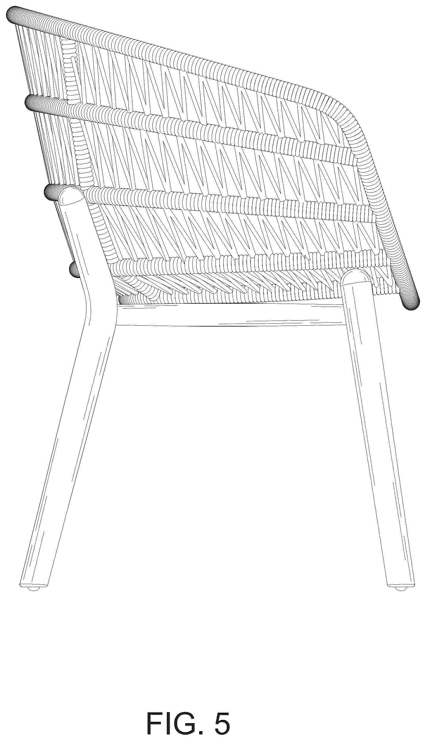 Patent USD1044306 Figure 5 – Seat