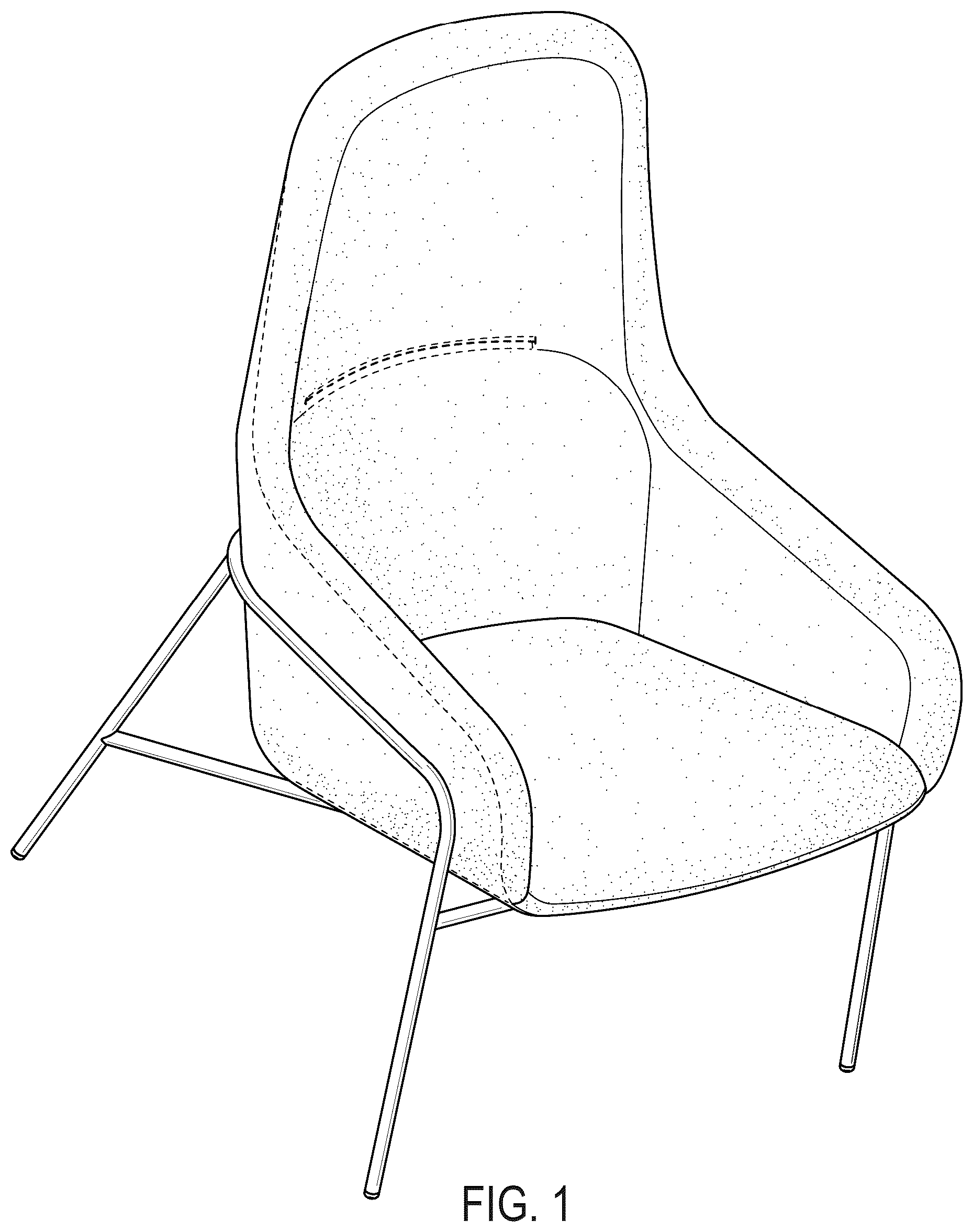 Patent USD1044309 — Lounge chair — Figure 1