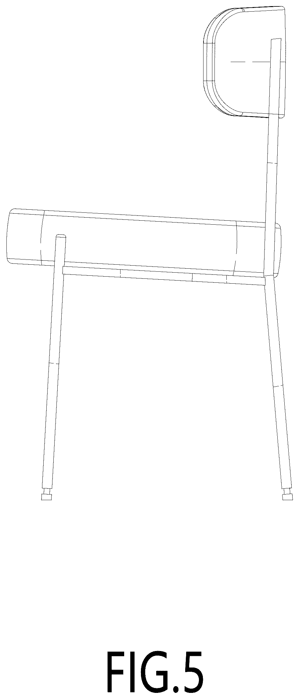 Patent USD1044311 Figure 5 – Chair