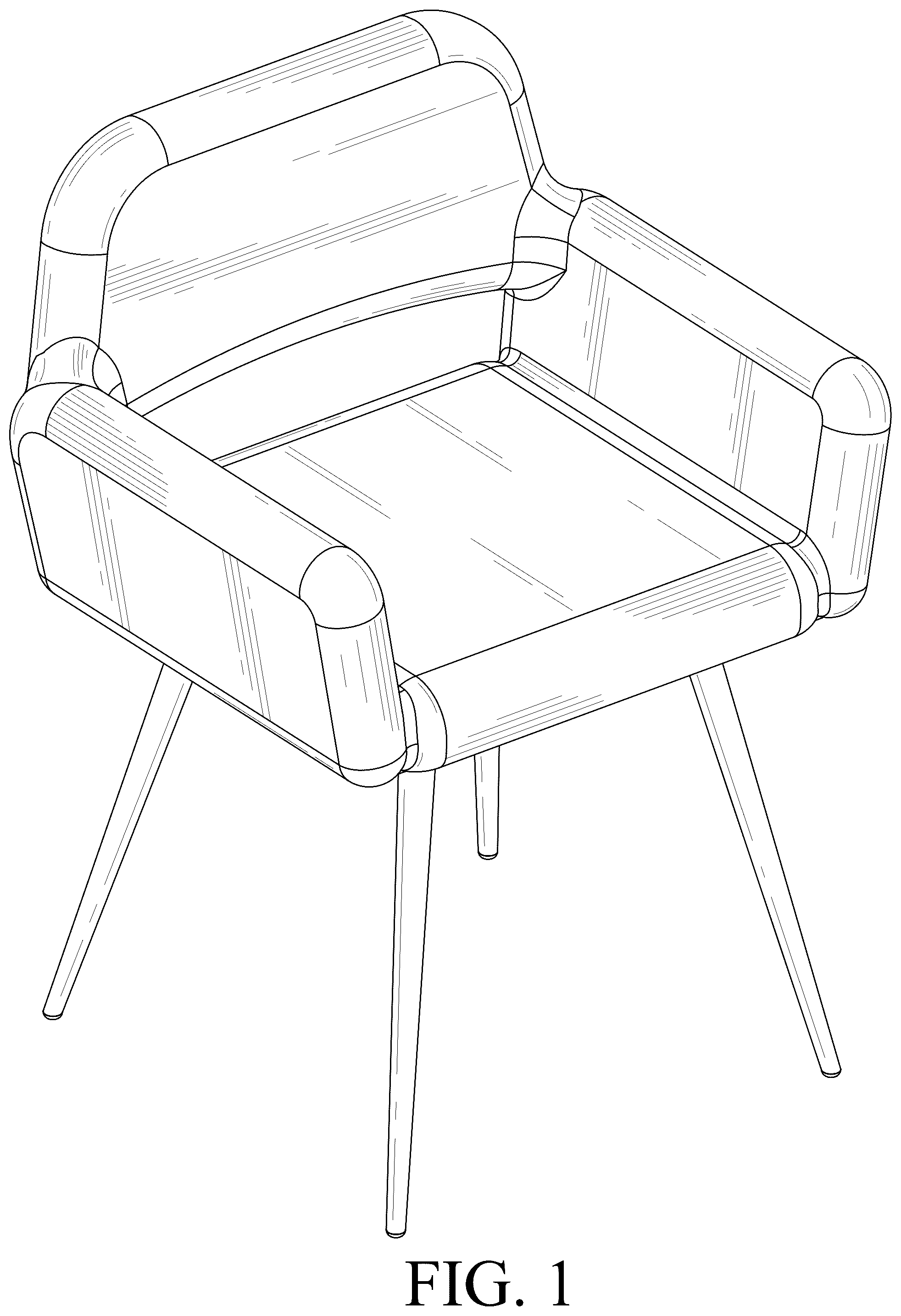 Patent USD1044312 Figure 1 – Chair