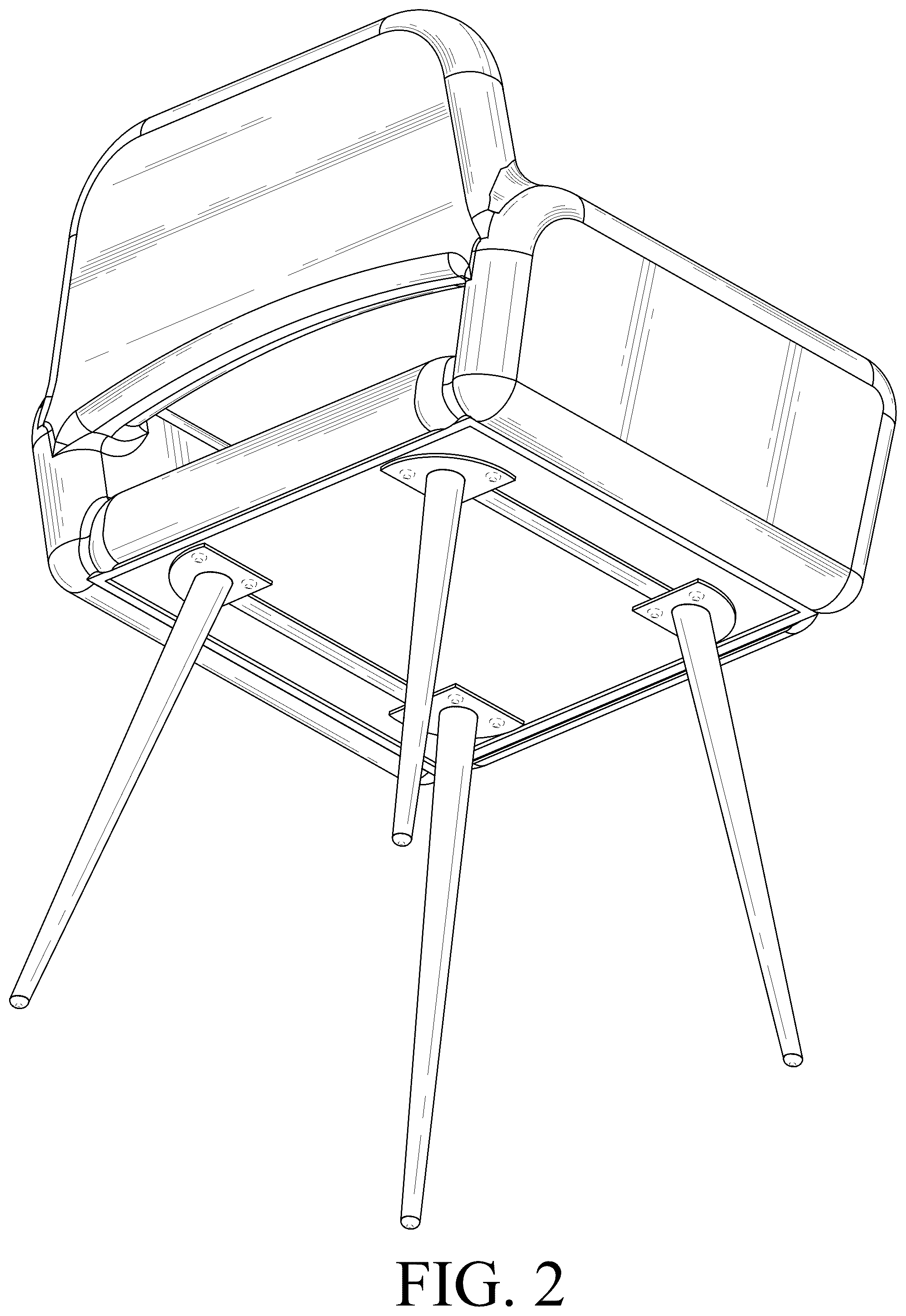 Patent USD1044312 Figure 2 – Chair