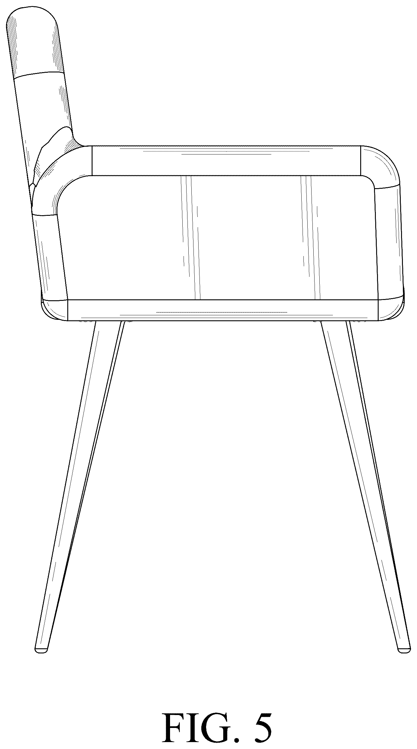 Patent USD1044312 Figure 5 – Chair