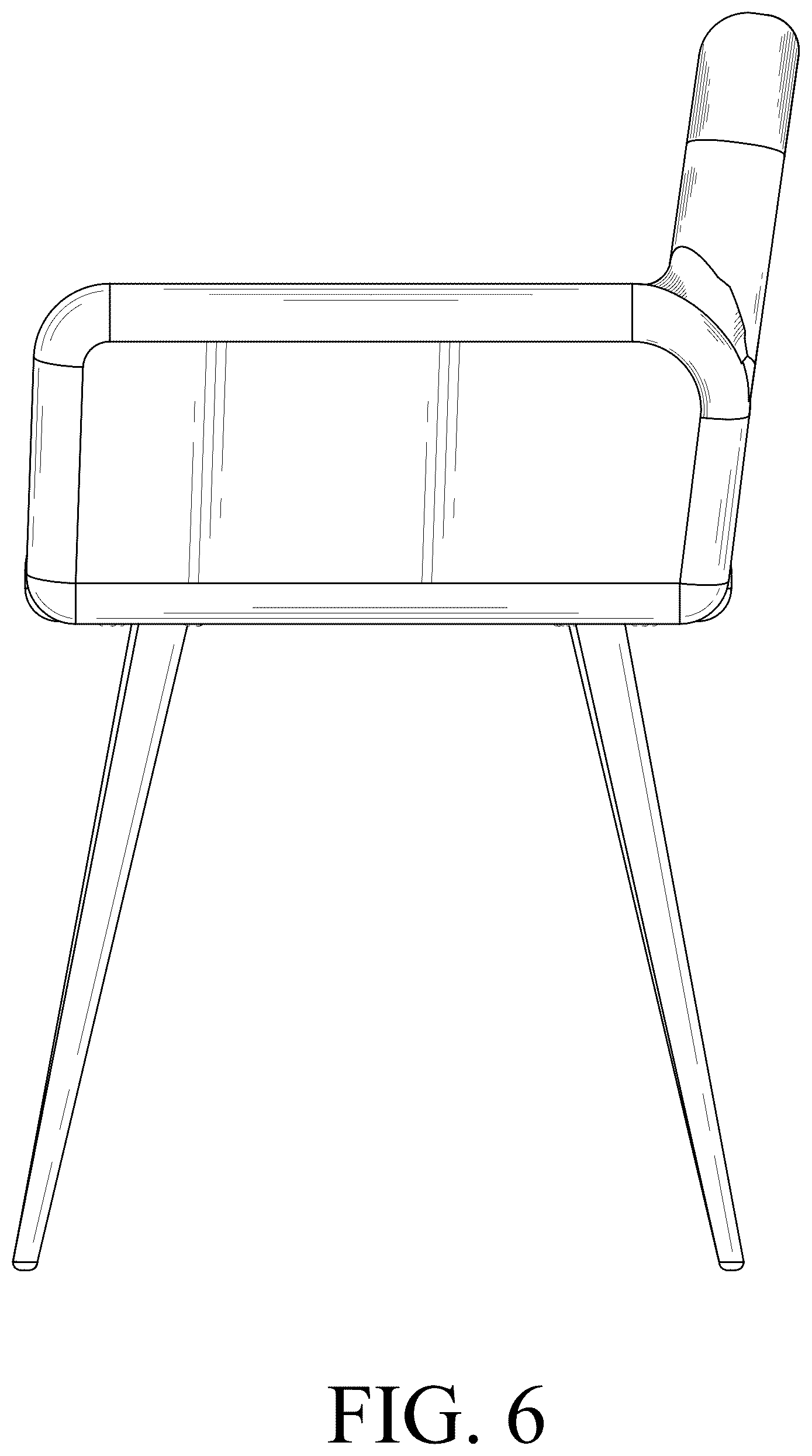 Patent USD1044312 Figure 6 – Chair