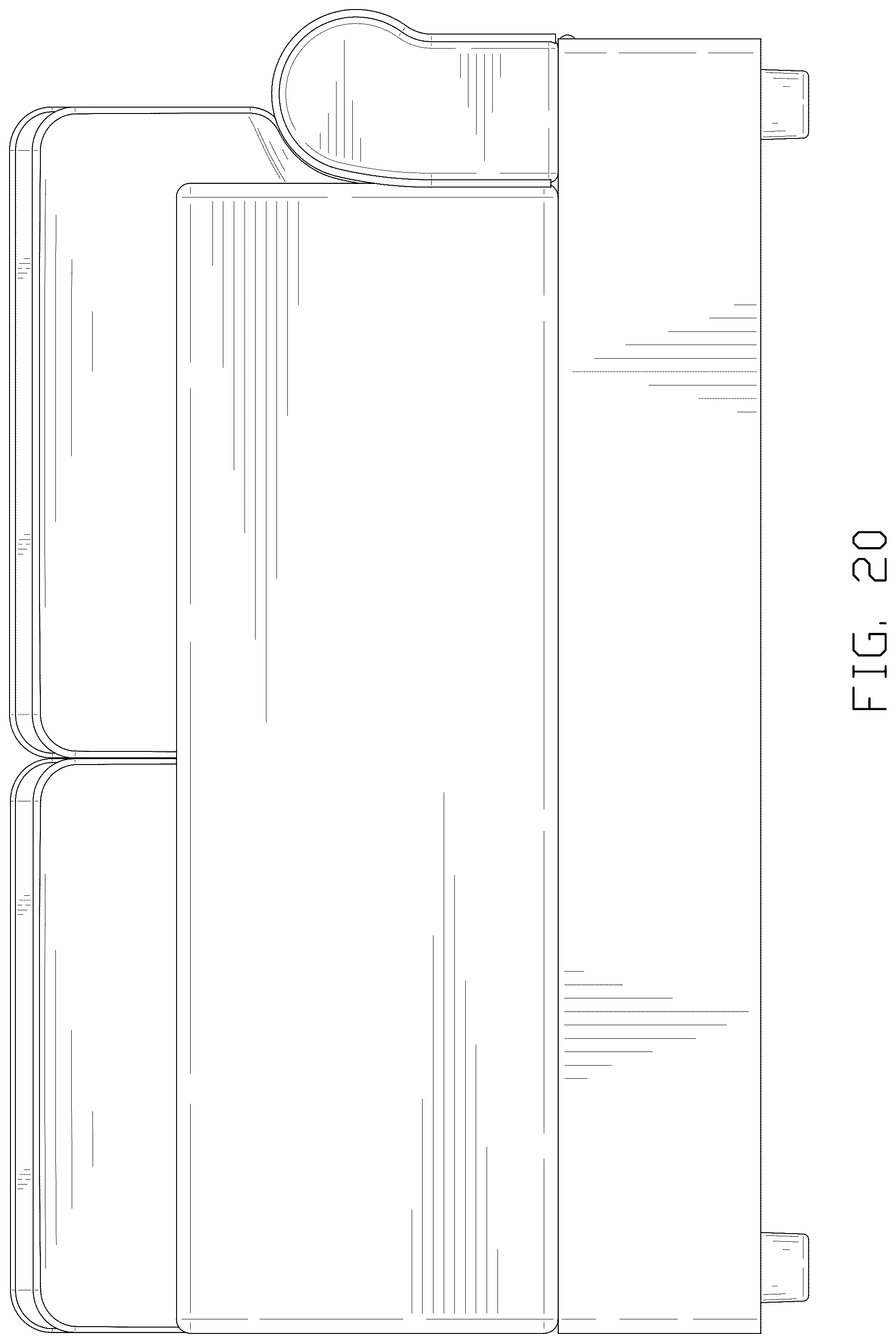 Patent USD1044313 Figure 20 – Sofa component set