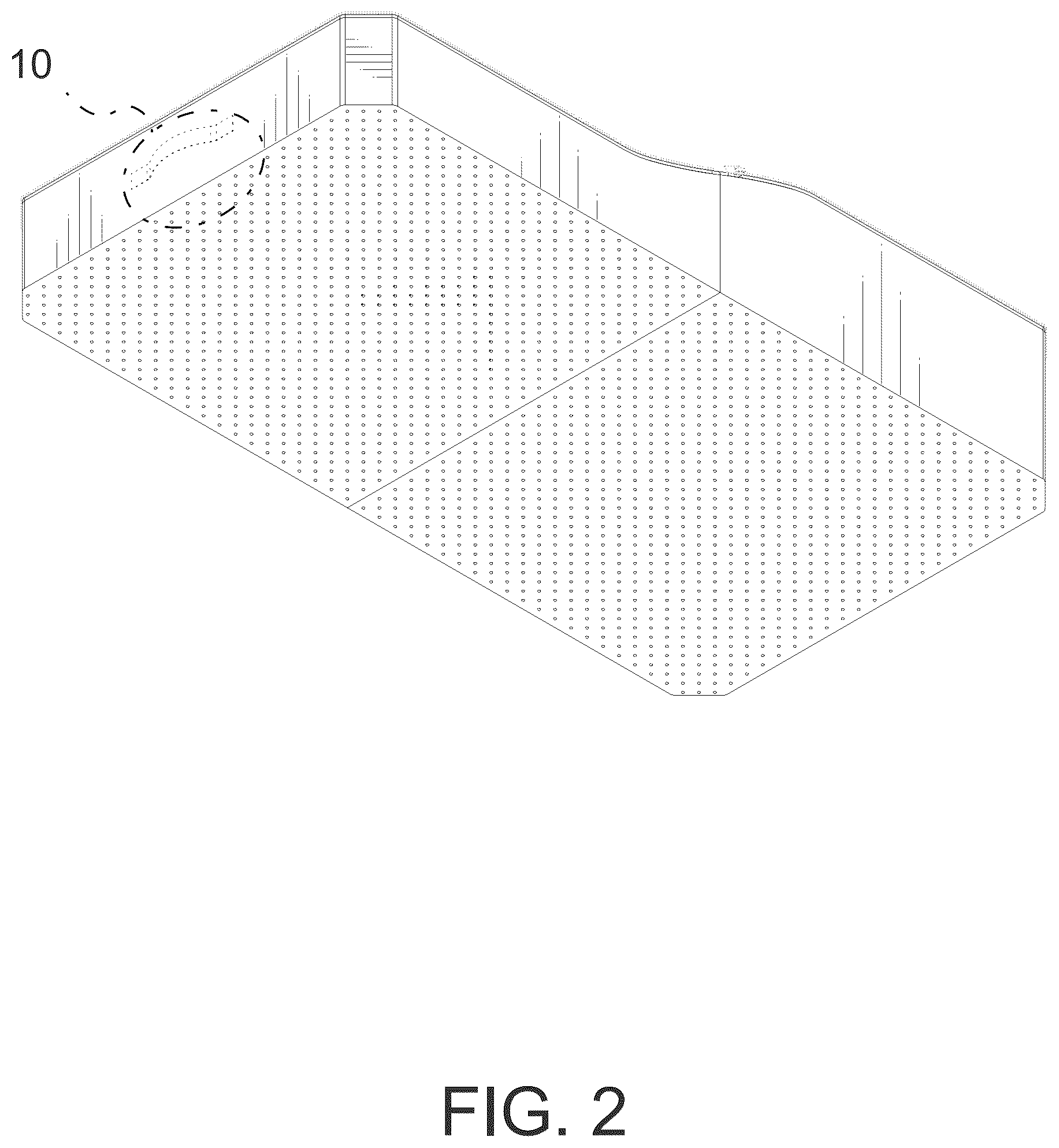 Patent USD1044315 Figure 2 – Folding bed