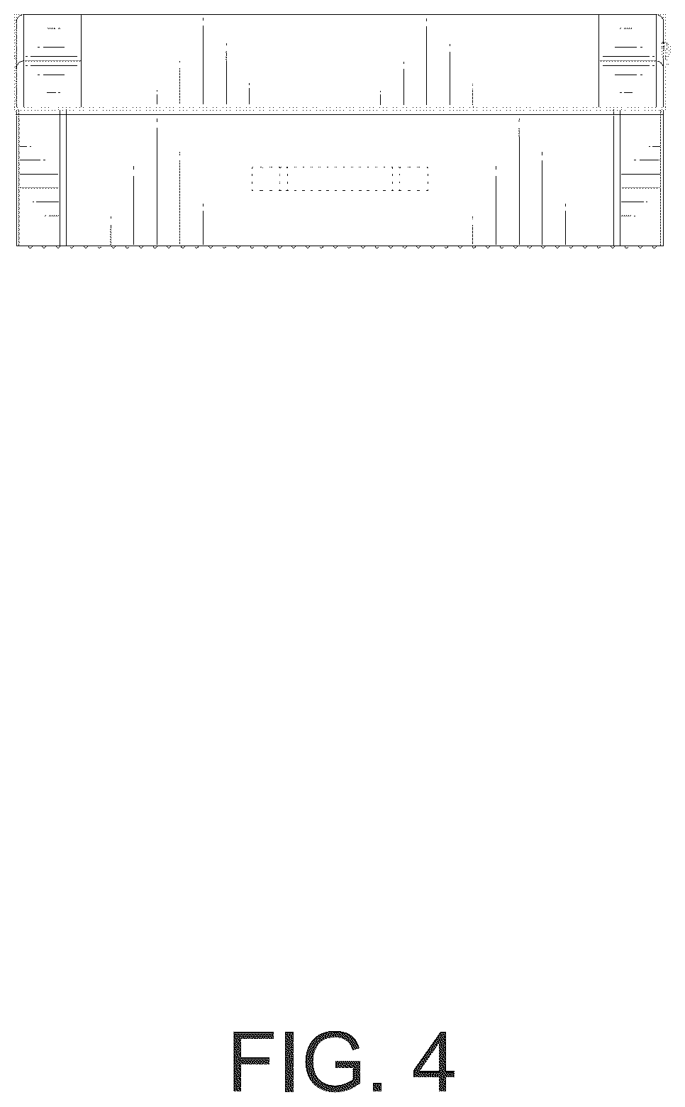 Patent USD1044315 Figure 4 – Folding bed
