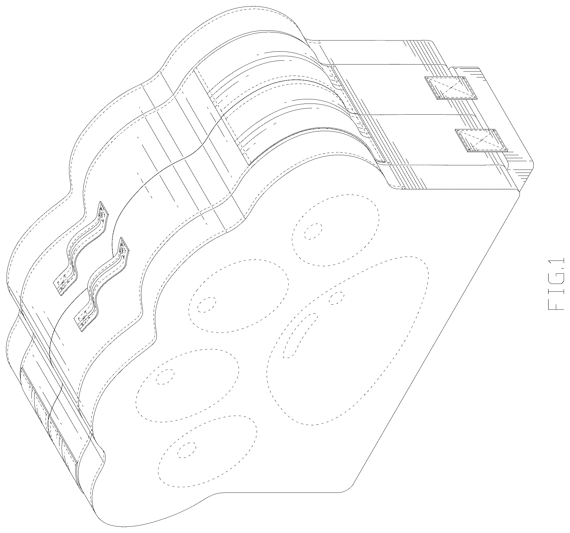 Patent USD1044316 Figure 1 – Folding bed