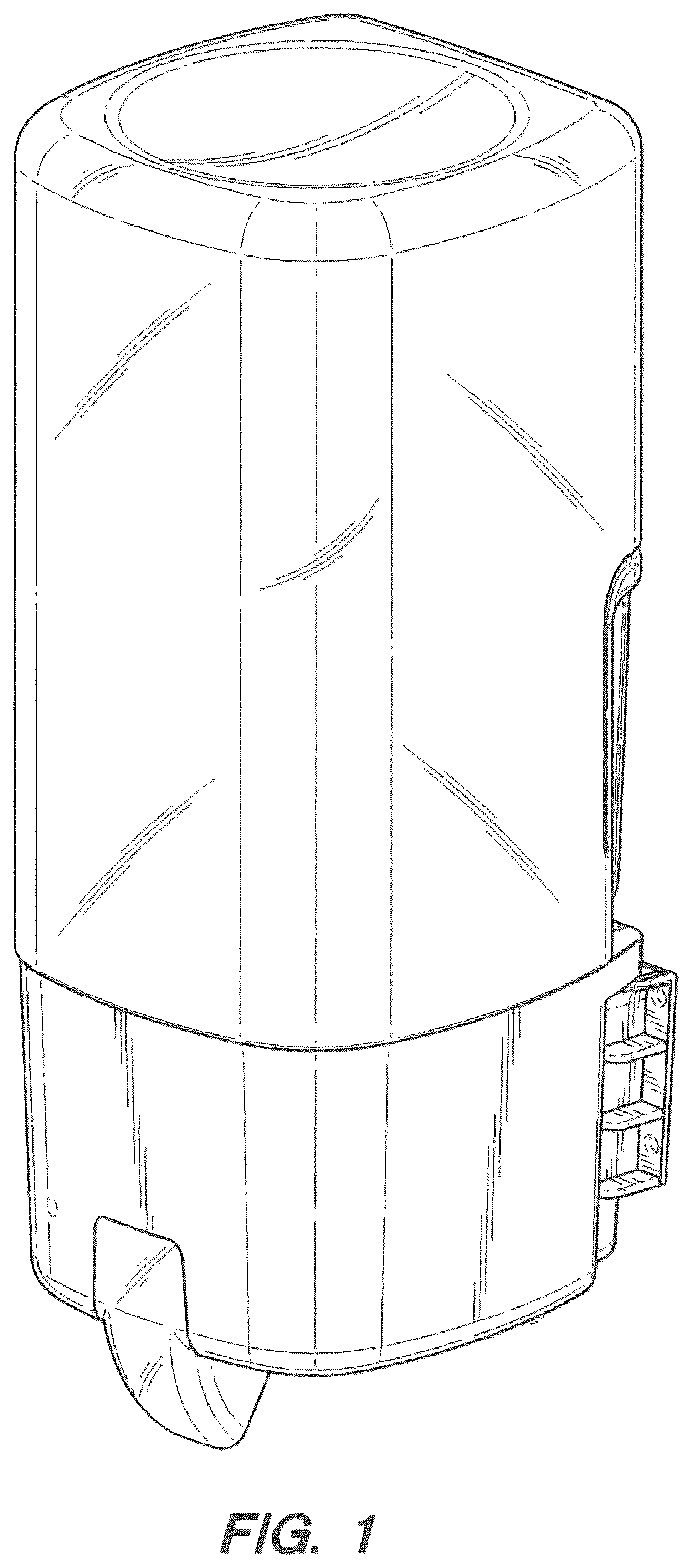 Patent USD1044317 — Dispenser for earplugs — Figure 1