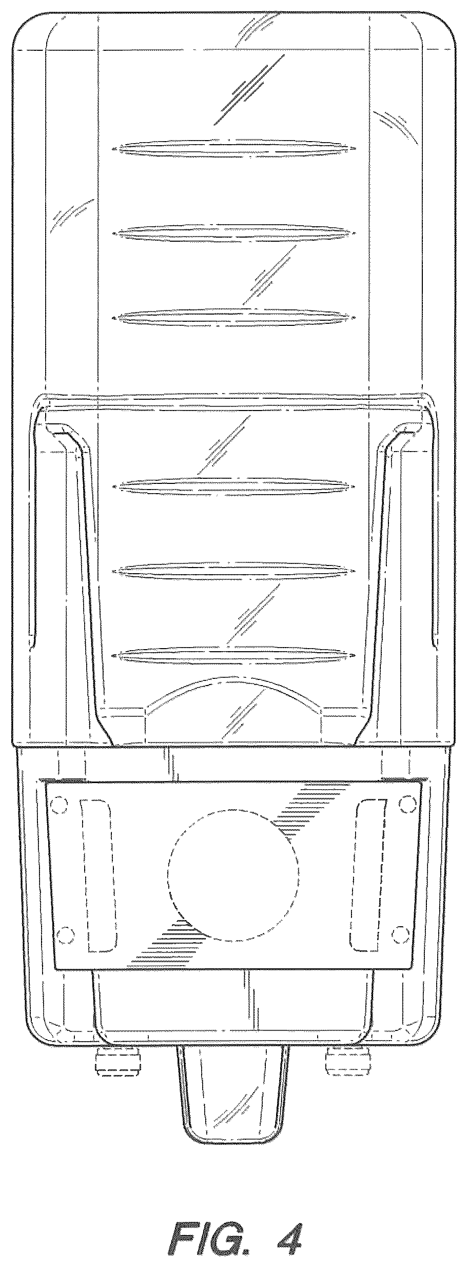 Patent USD1044317 Figure 4 – Dispenser for earplugs