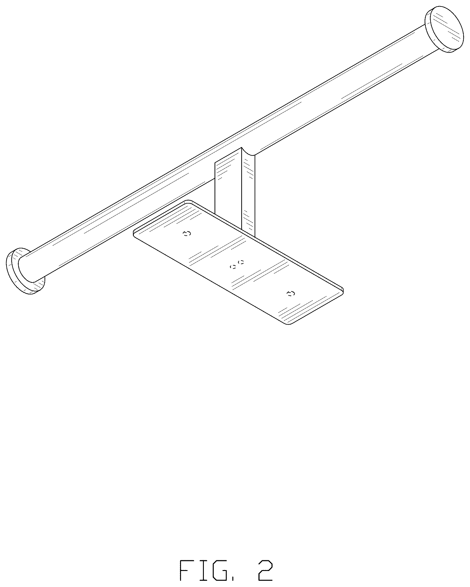 Patent USD1044318 Figure 2 – Toilet paper holder