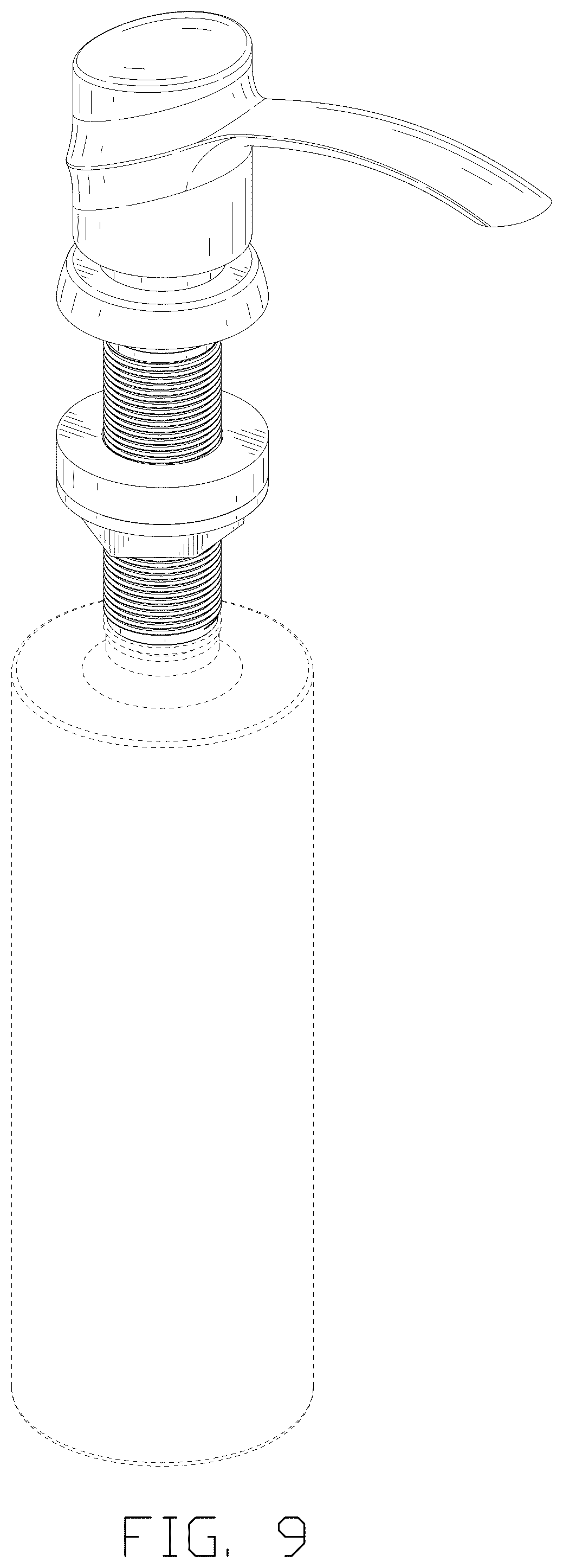 Patent USD1044320 Figure 9 – Soap dispenser