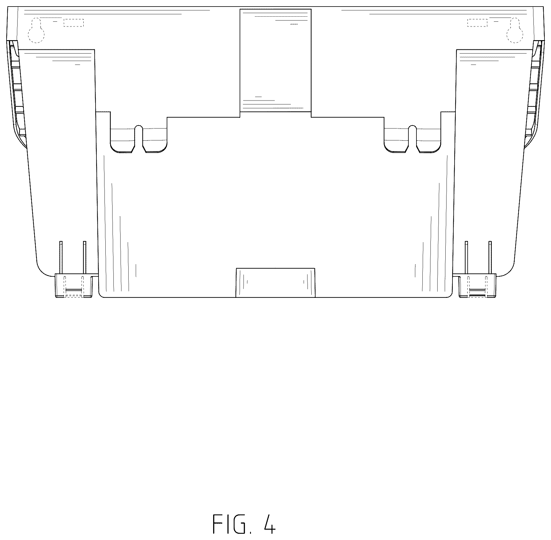 Patent USD1044322 Figure 4 – Flower pot