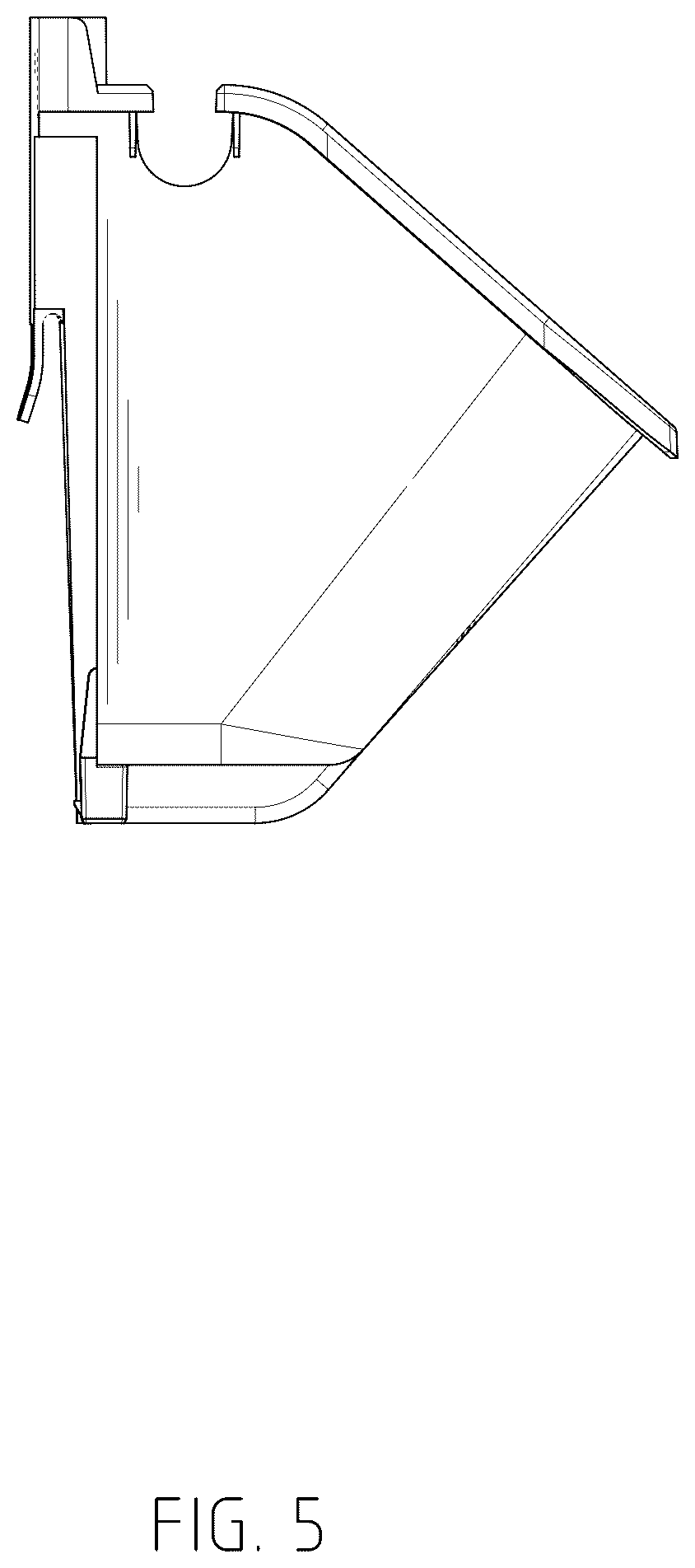 Patent USD1044322 Figure 5 – Flower pot