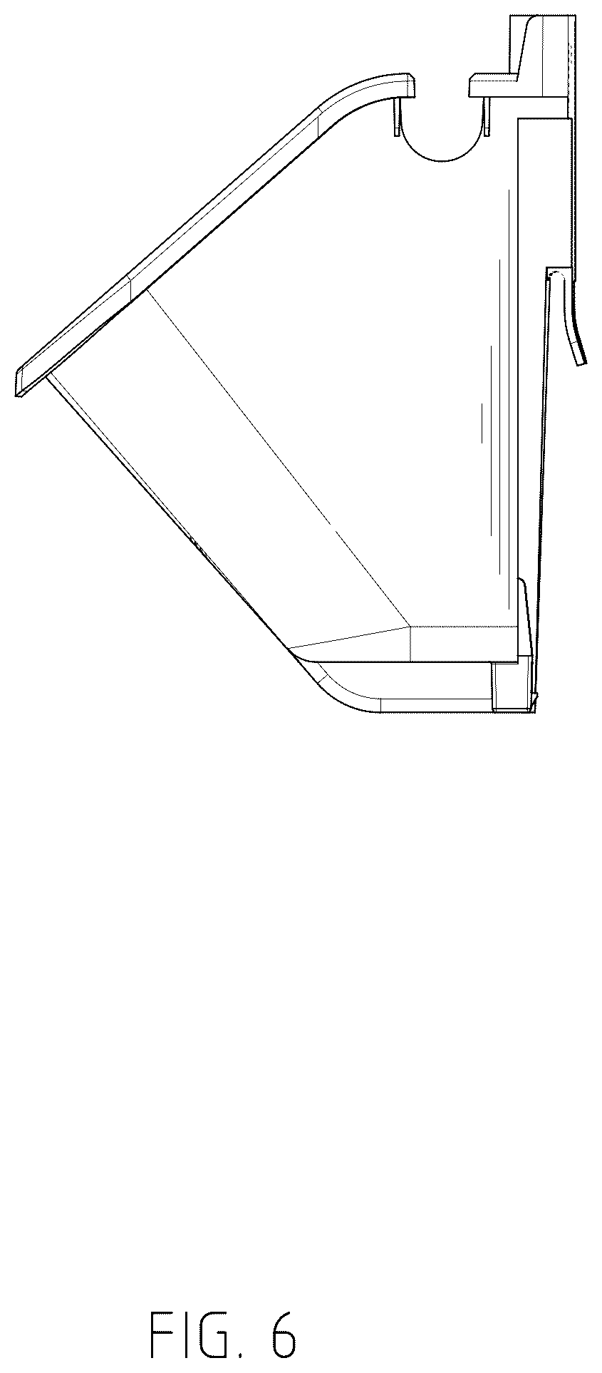 Patent USD1044322 Figure 6 – Flower pot