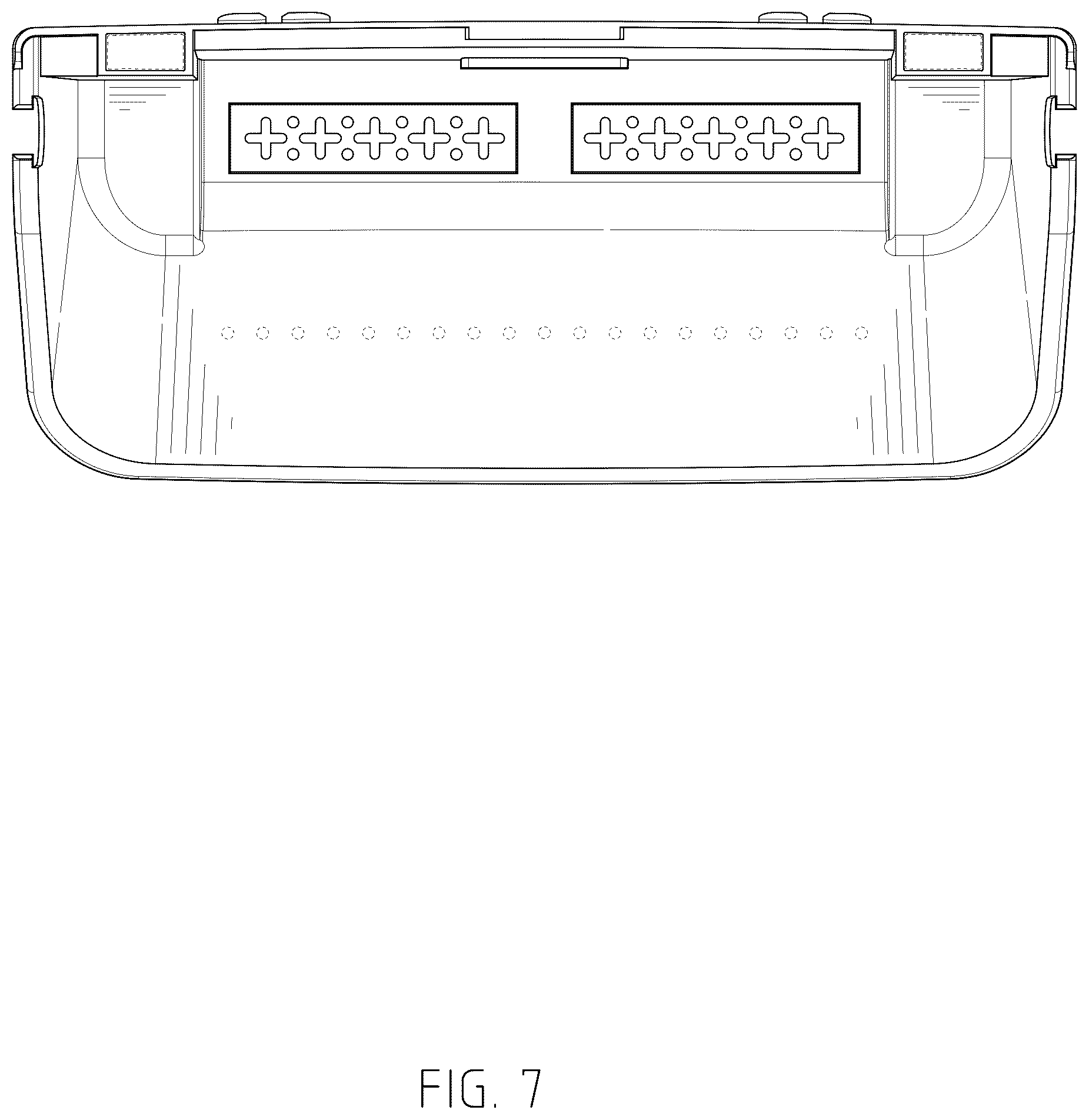 Patent USD1044322 Figure 7 – Flower pot