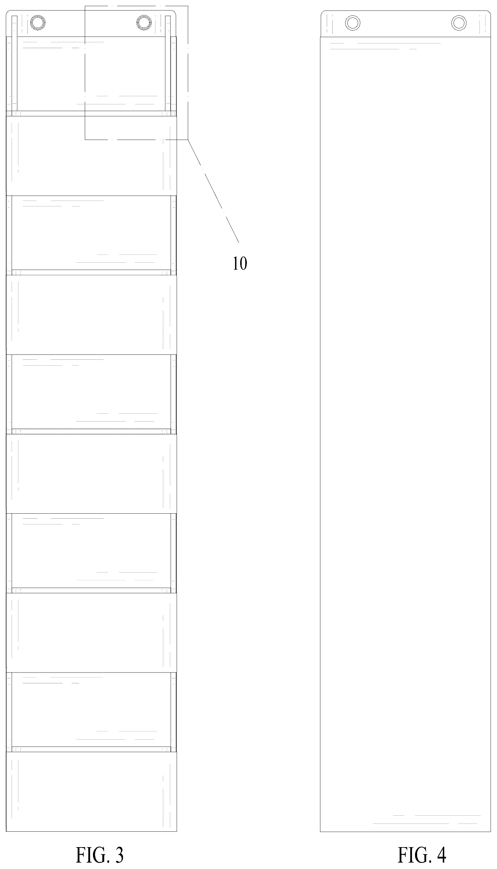 Patent USD1044324 Figure 3 – Storage rack