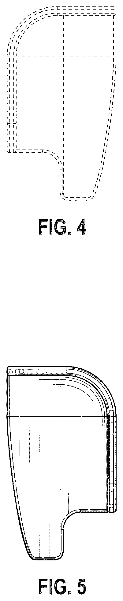 Patent USD1044325 Figure 3 – Retainer for curtain attachment