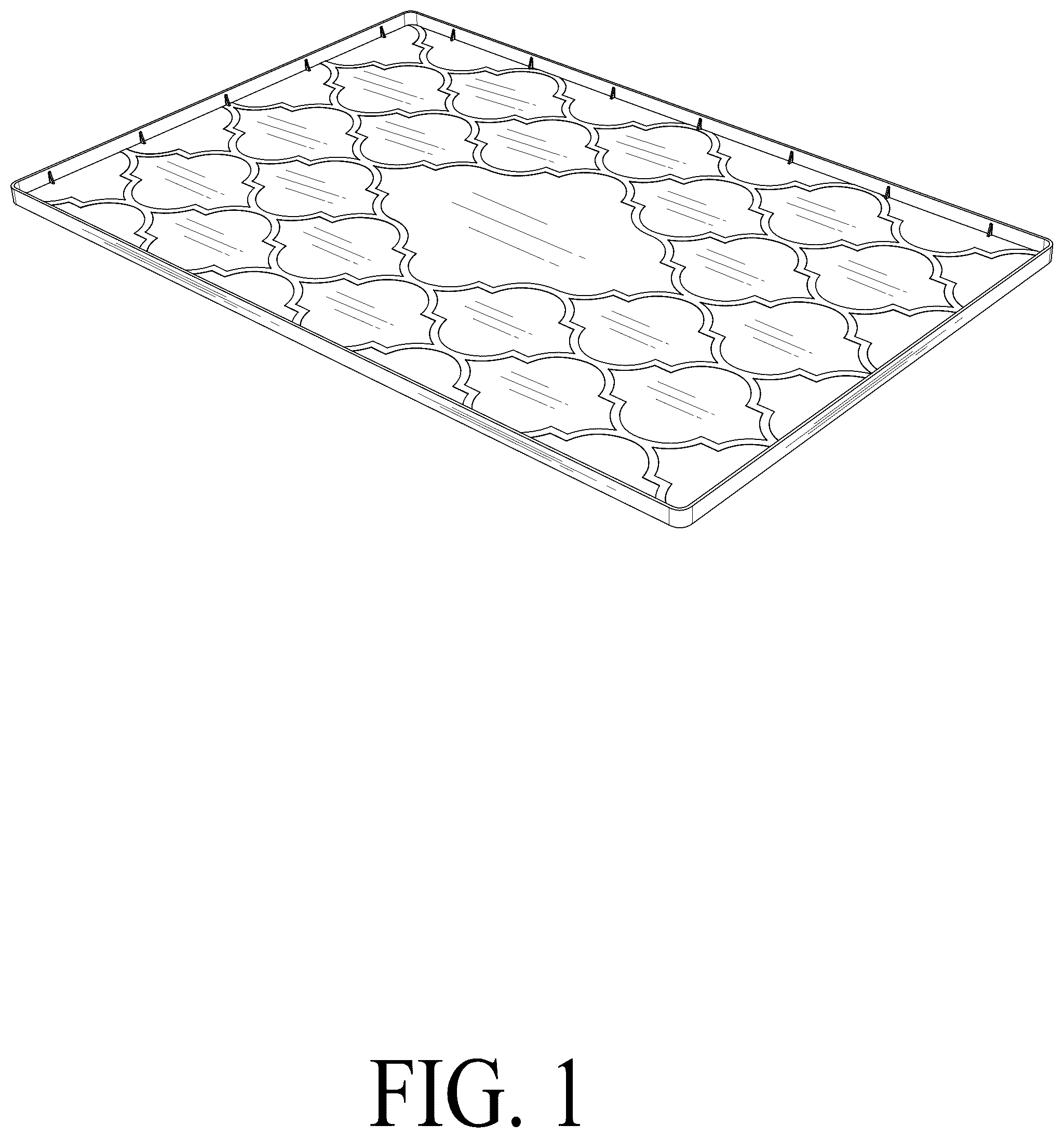 Patent USD1044326 Figure 1 – Door mat