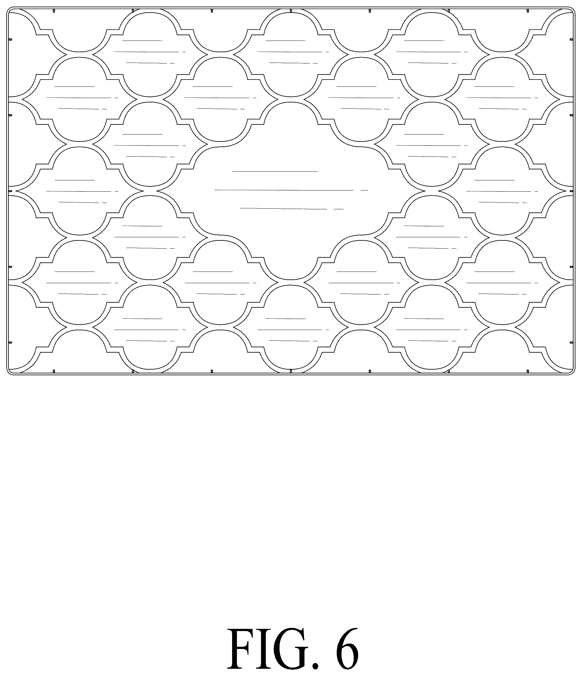 Patent USD1044326 Figure 6 – Door mat