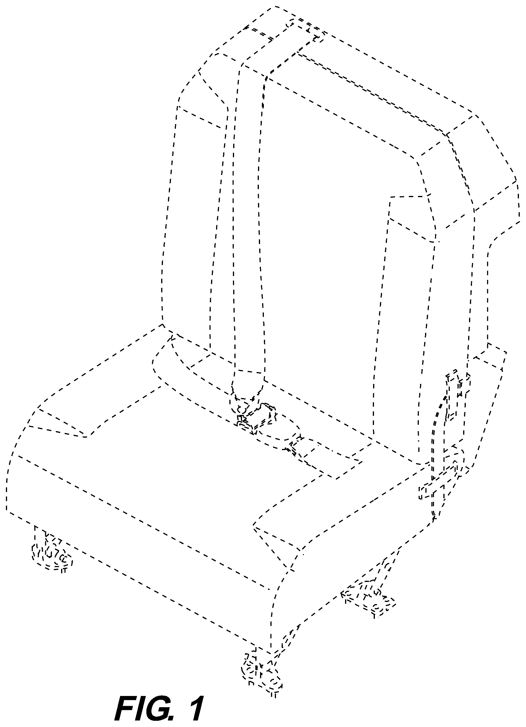 Patent USD1044336 Figure 1 – Fold over seat mat