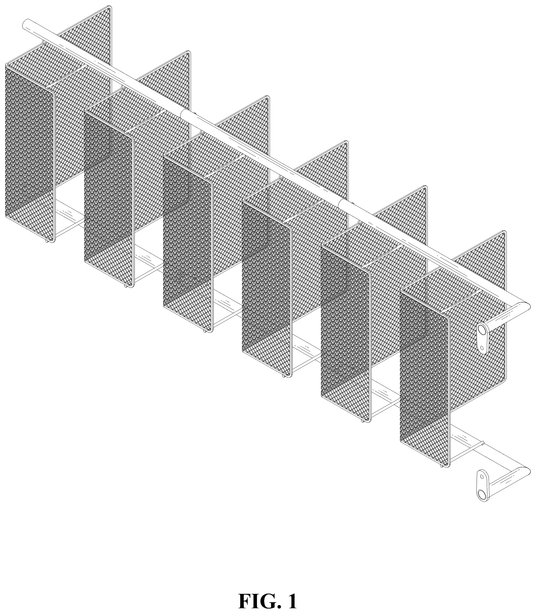 Patent USD1044338 — CD rack — Figure 1