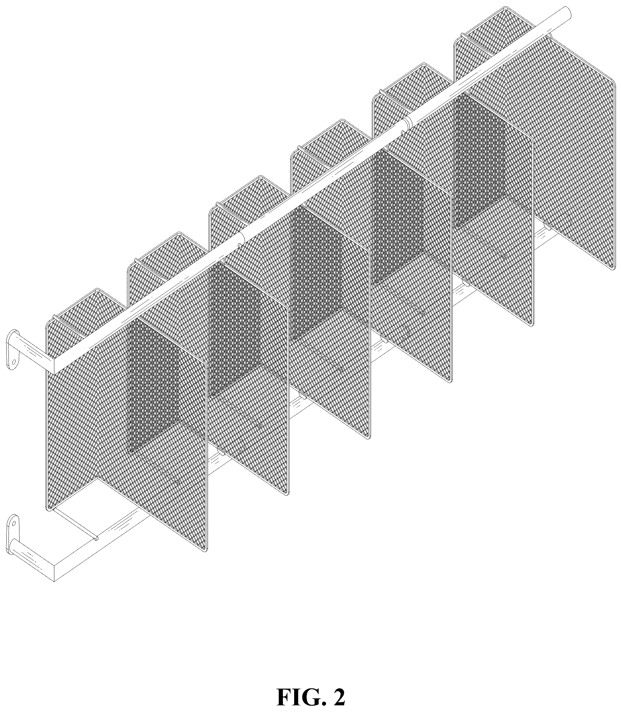 Patent USD1044338 Figure 2 – CD rack