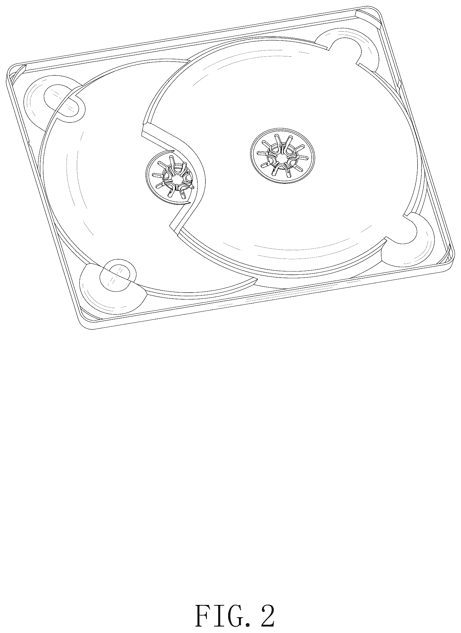 Patent USD1044339 Figure 2 – Plurality disks container