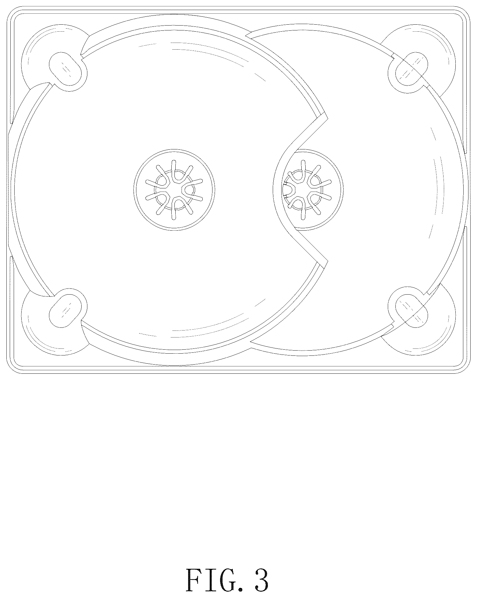 Patent USD1044339 Figure 3 – Plurality disks container