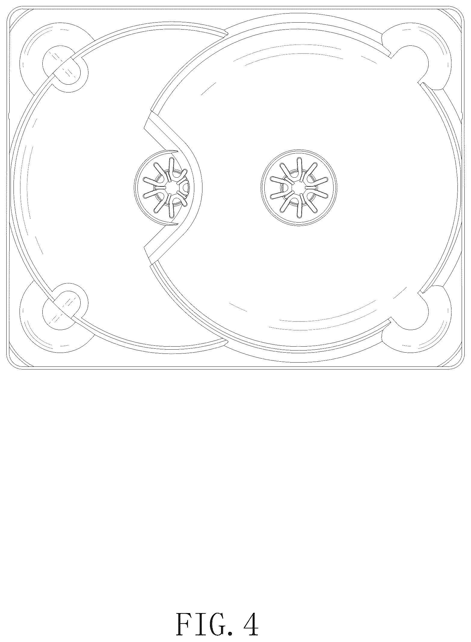 Patent USD1044339 Figure 4 – Plurality disks container