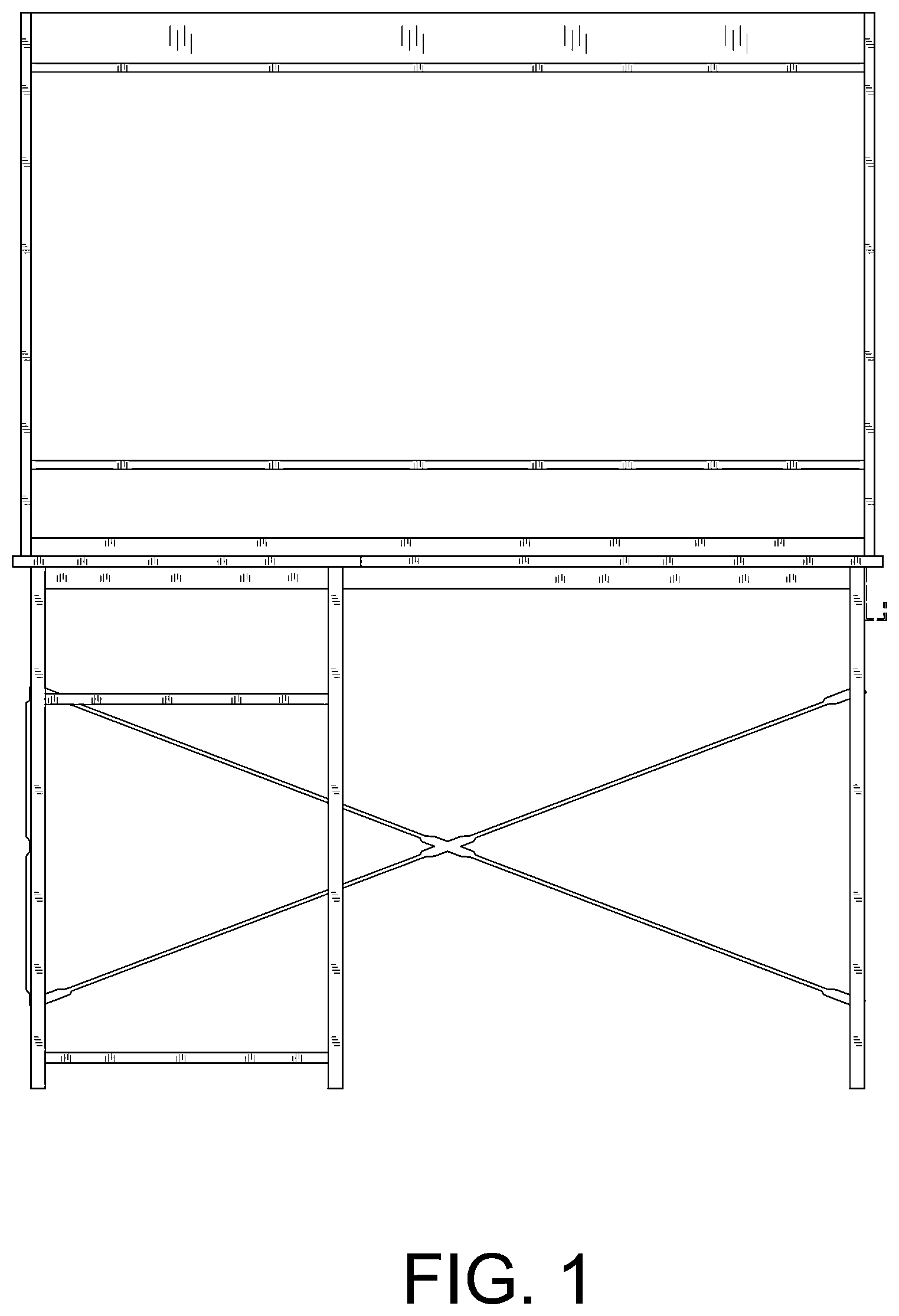 Patent USD1044340 Figure 1 – Desk