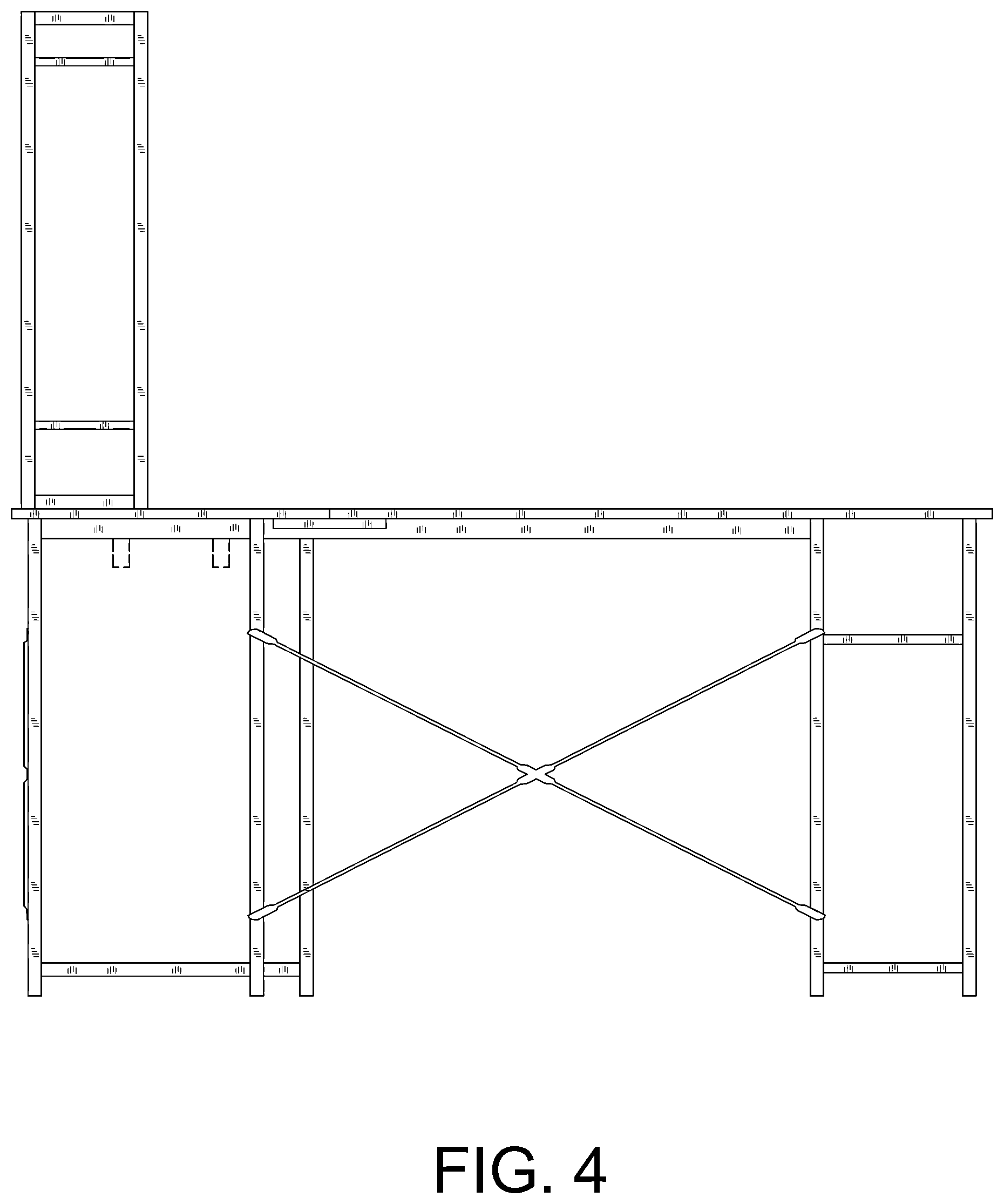 Patent USD1044340 Figure 4 – Desk
