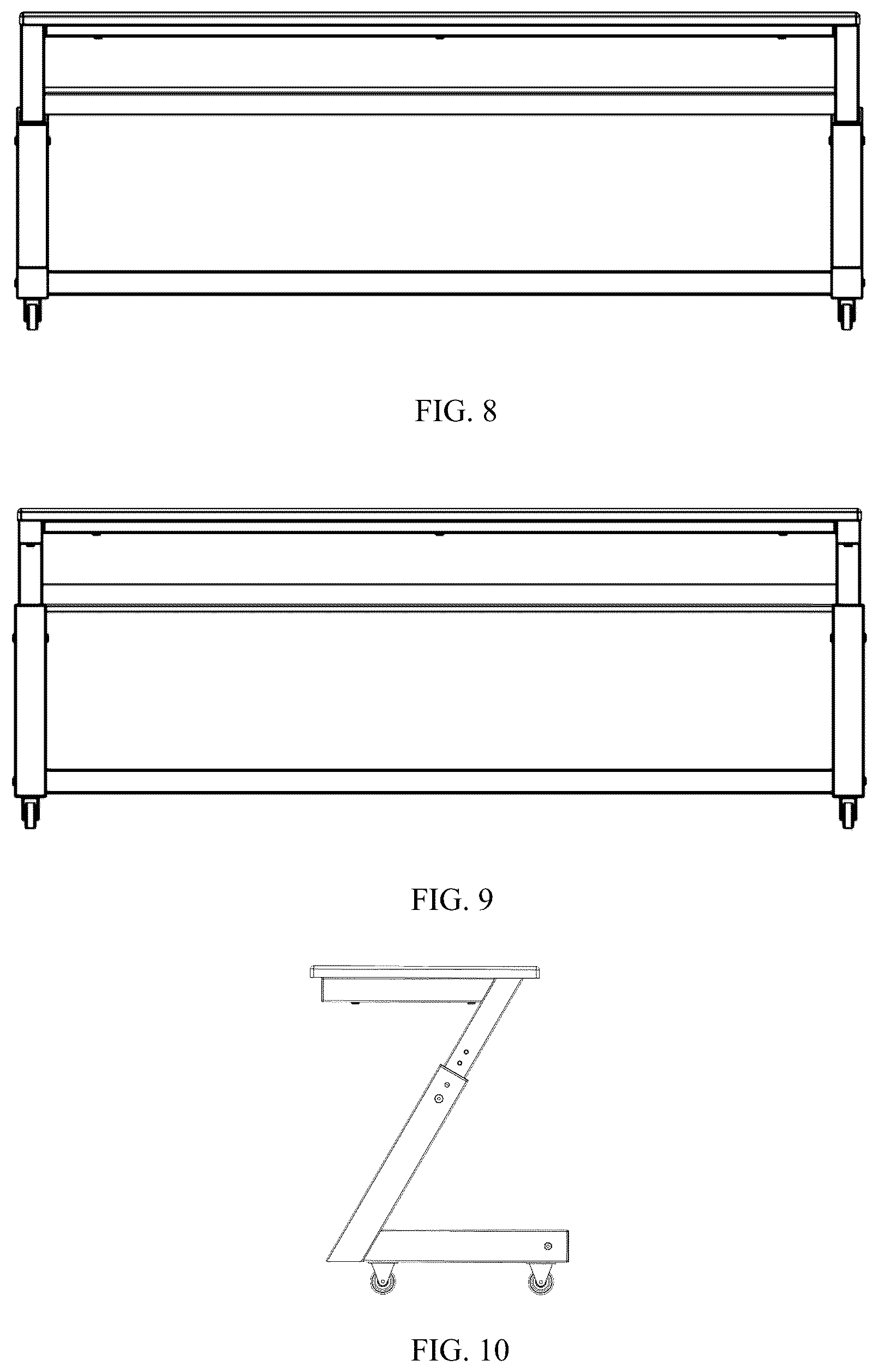 Patent USD1044341 Figure 5 – Music studio desk set