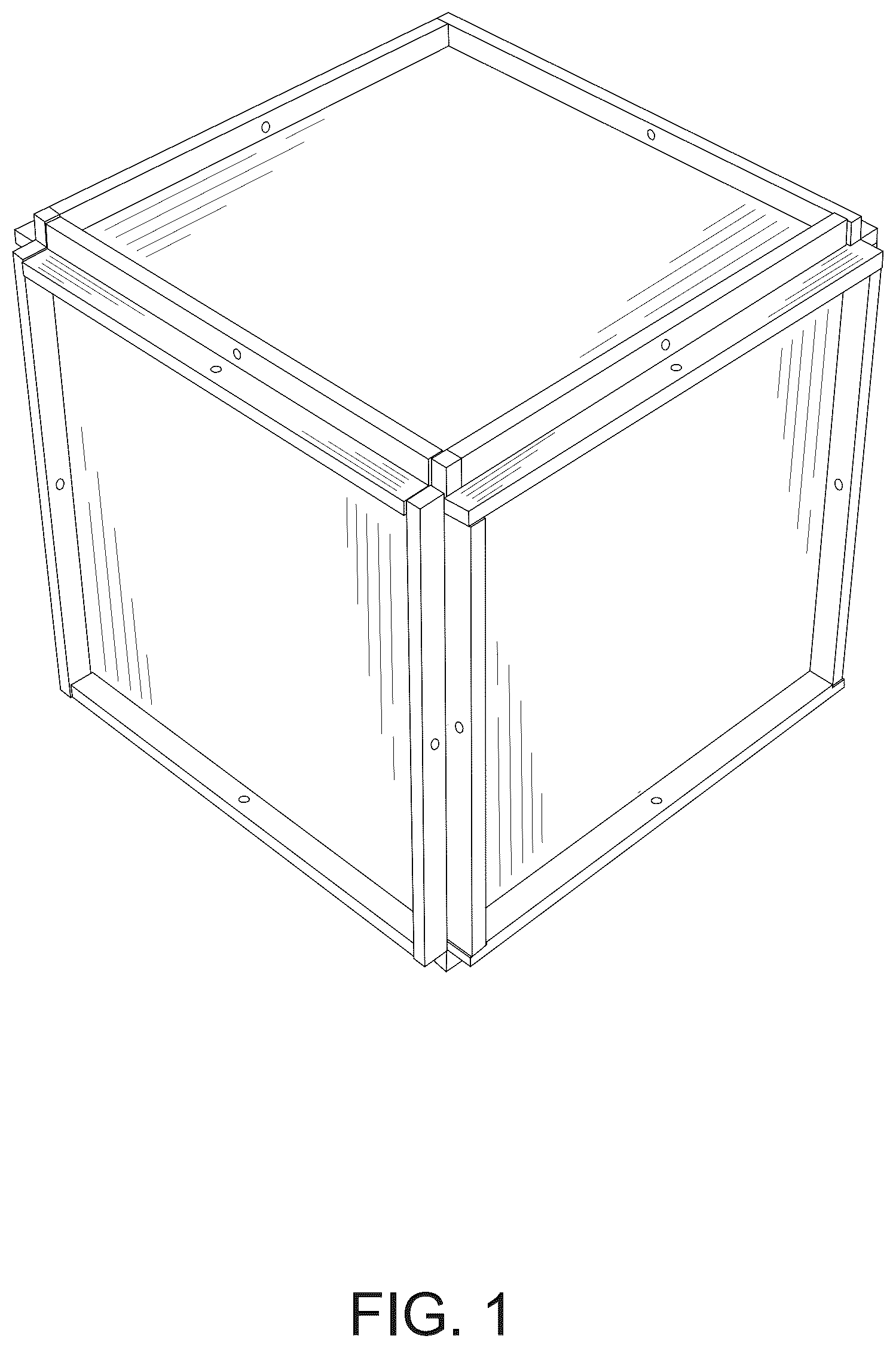 Patent USD1044343 — Modular cube for a vinyl record — Figure 1