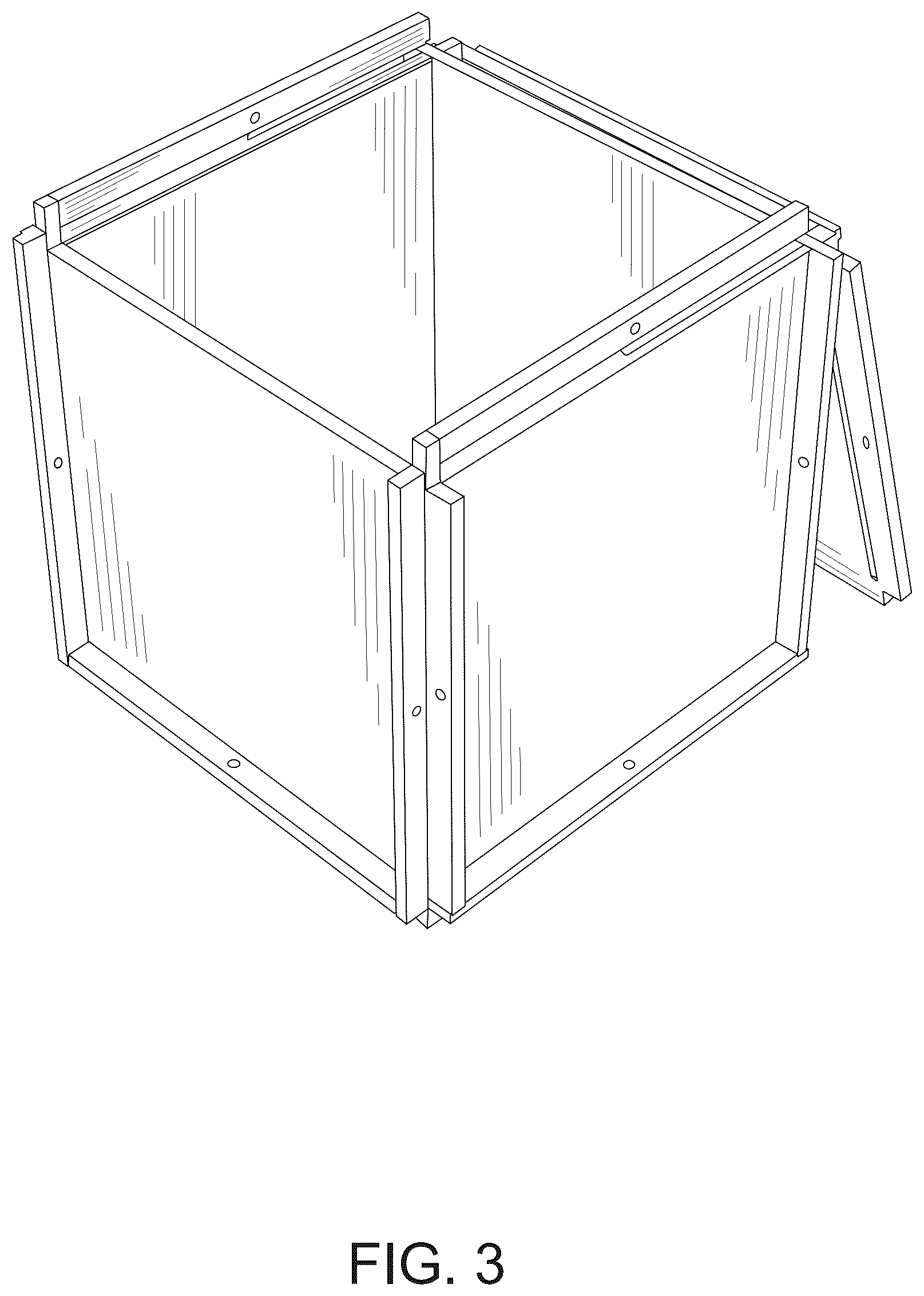 Patent USD1044343 Figure 3 – Modular cube for a vinyl record