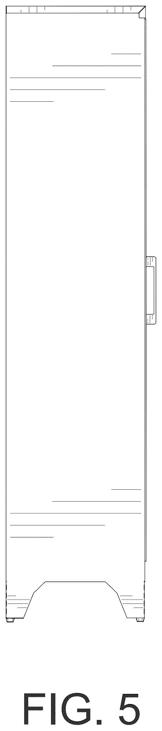 Patent USD1044344 Figure 5 – Kitchen storage cabinet