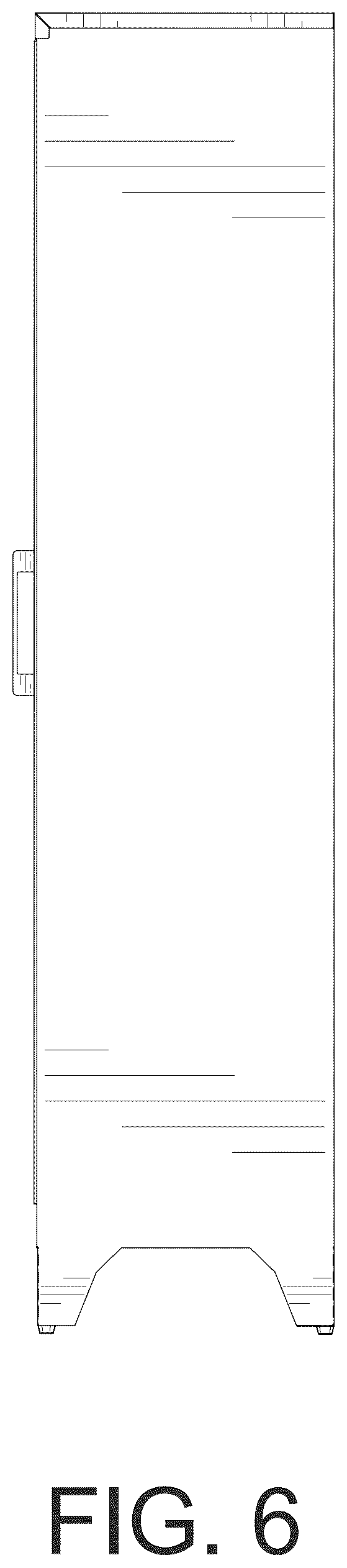 Patent USD1044344 Figure 6 – Kitchen storage cabinet