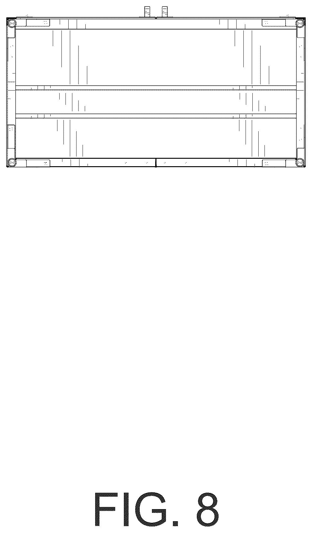 Patent USD1044344 Figure 8 – Kitchen storage cabinet