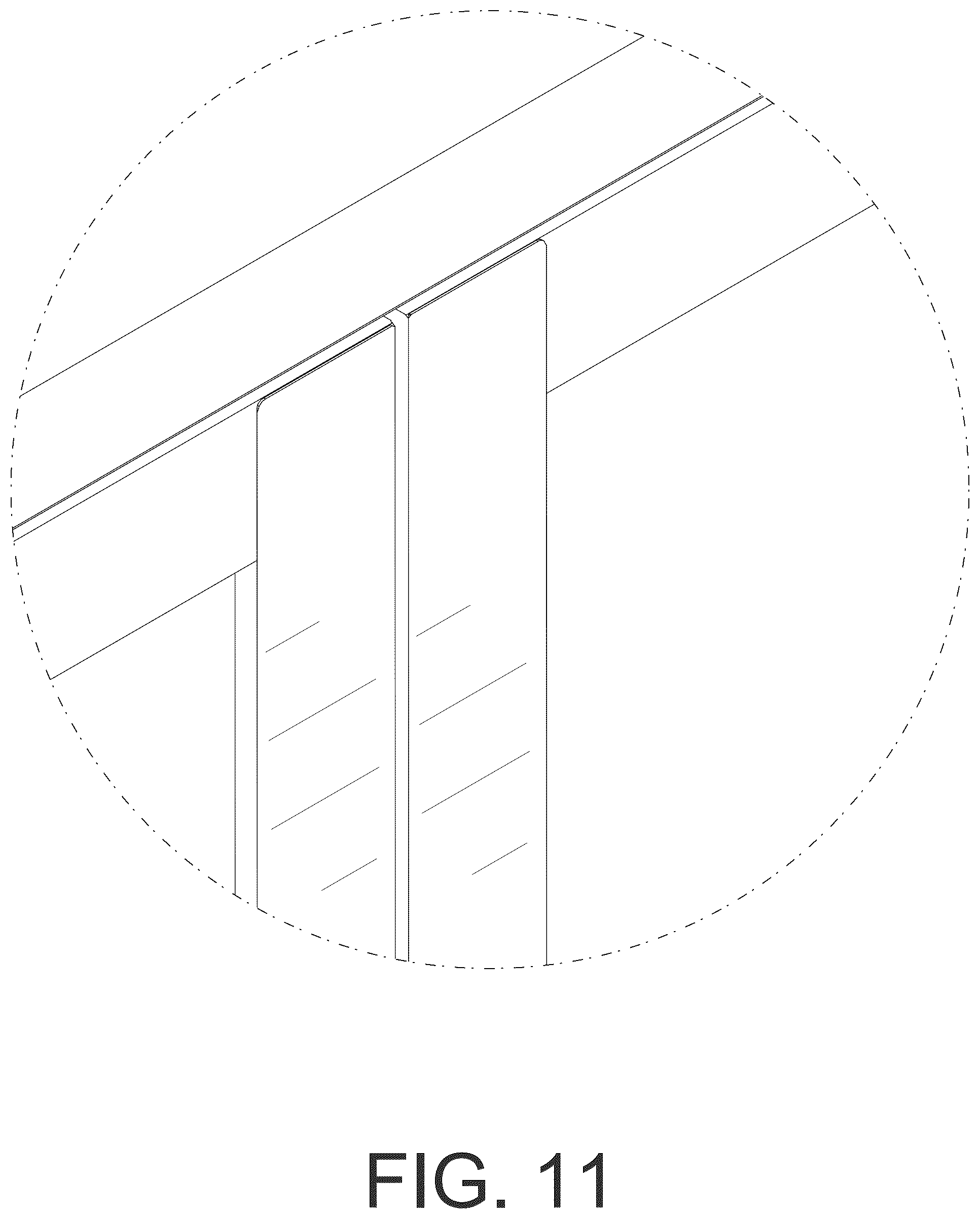 Patent USD1044344 Figure 11 – Kitchen storage cabinet