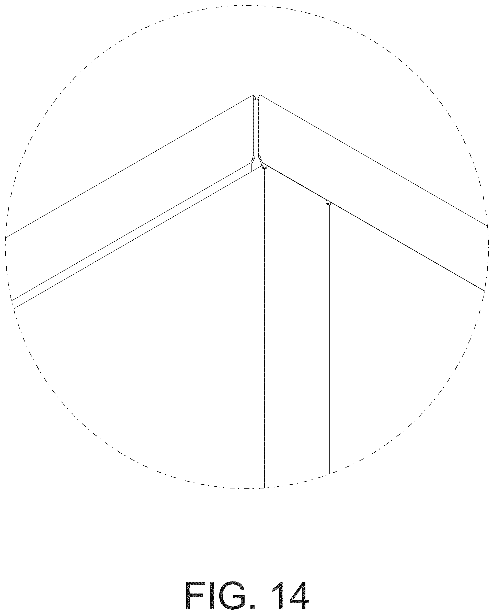 Patent USD1044344 Figure 14 – Kitchen storage cabinet