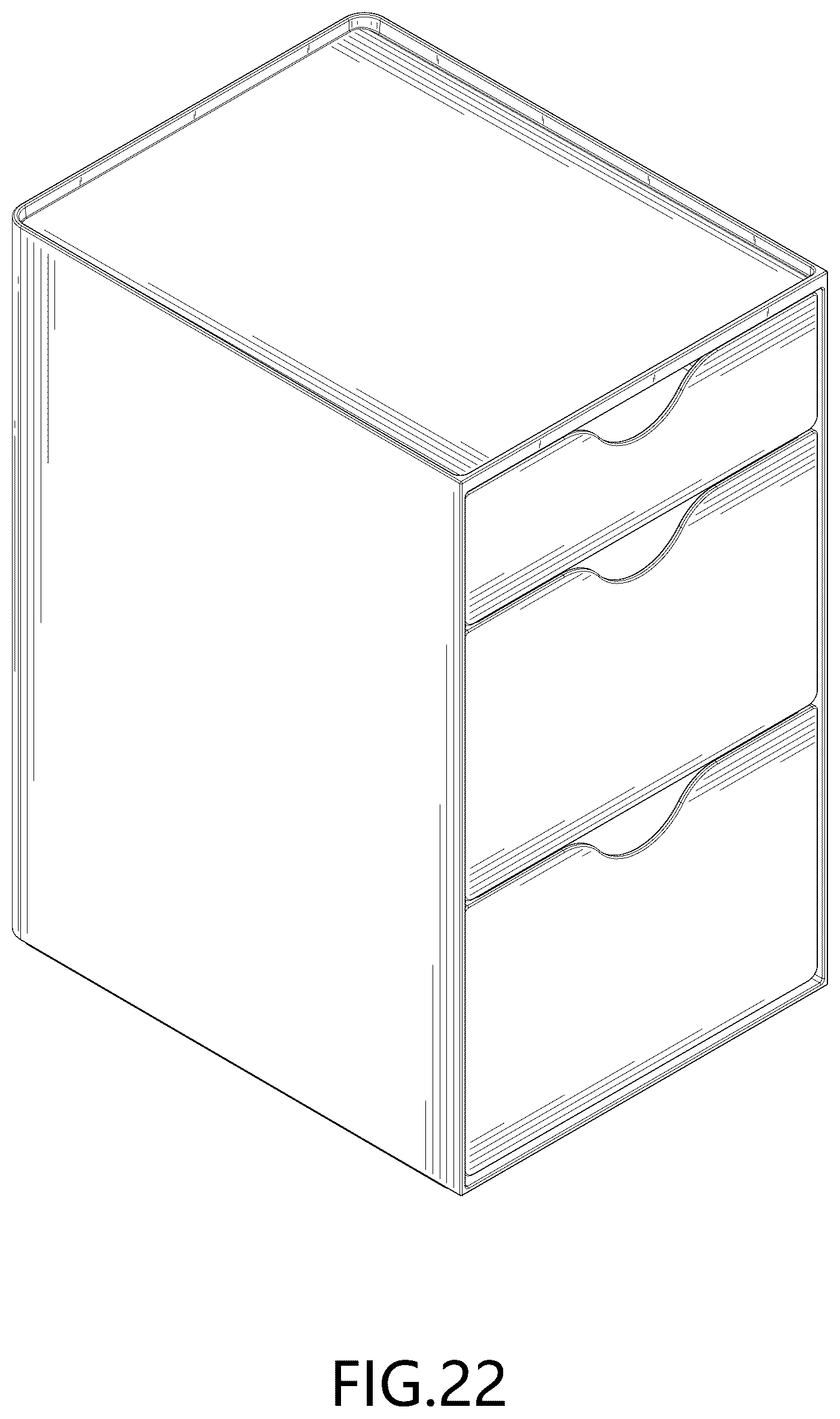 Patent USD1044348 Figure 18 – Modular organizer set