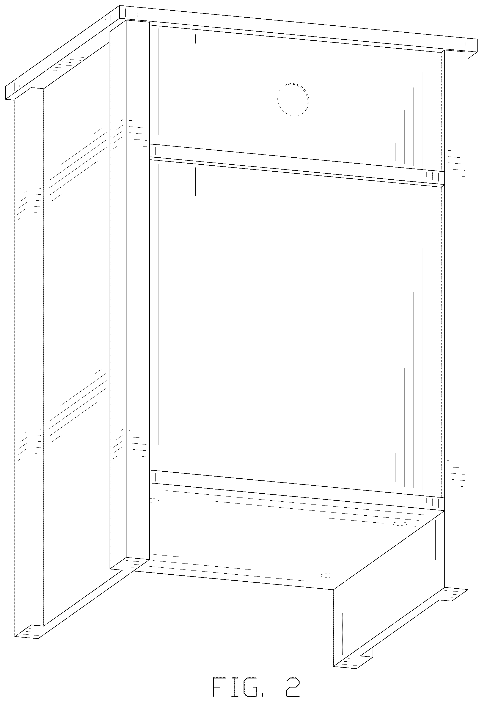 Patent USD1044349 Figure 2 – Bedside cabinet