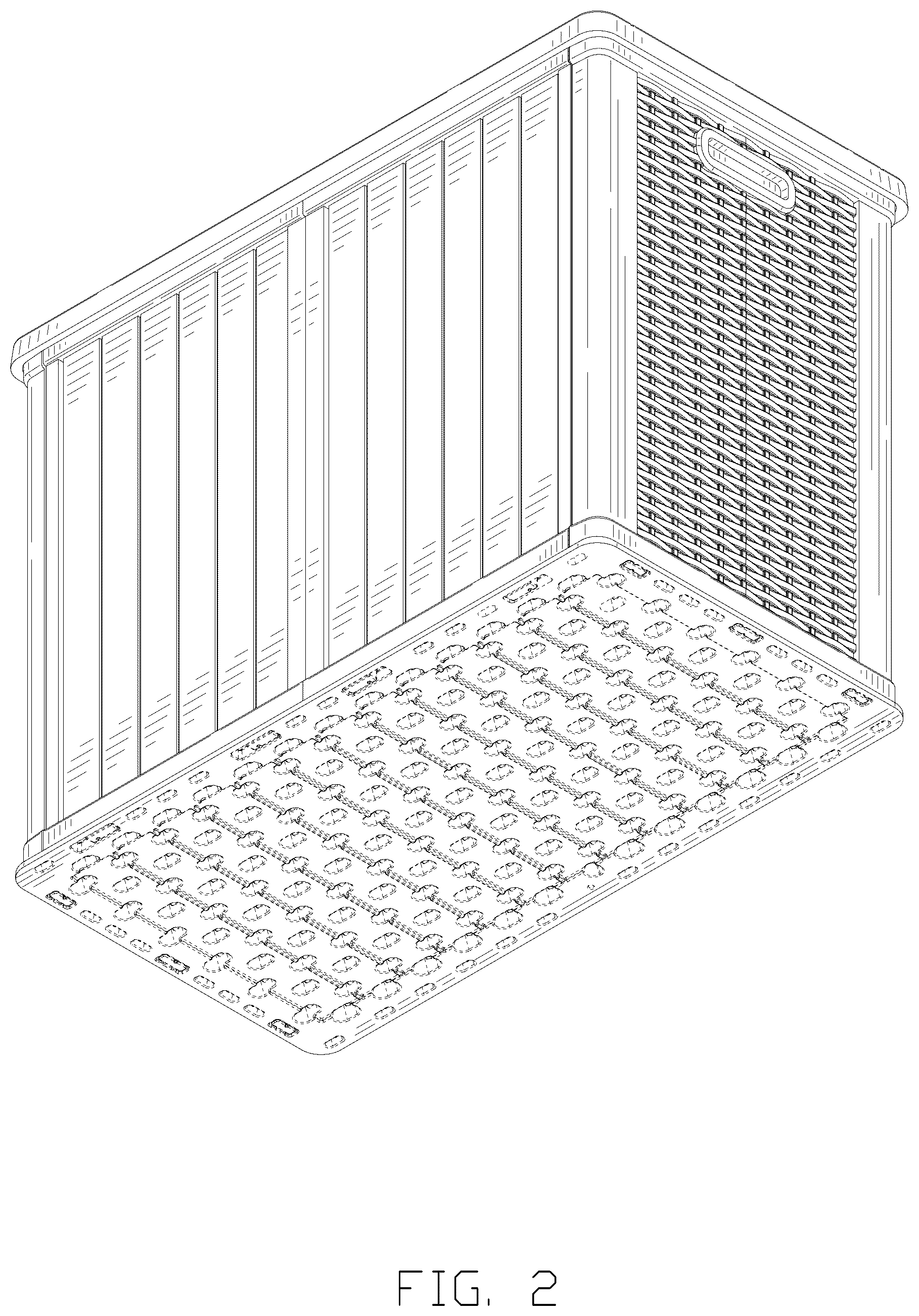 Patent USD1044350 Figure 2 – Cabinet