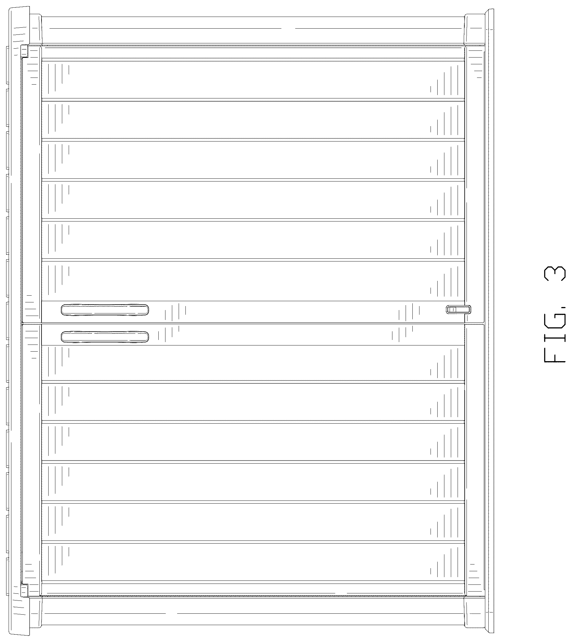 Patent USD1044350 Figure 3 – Cabinet
