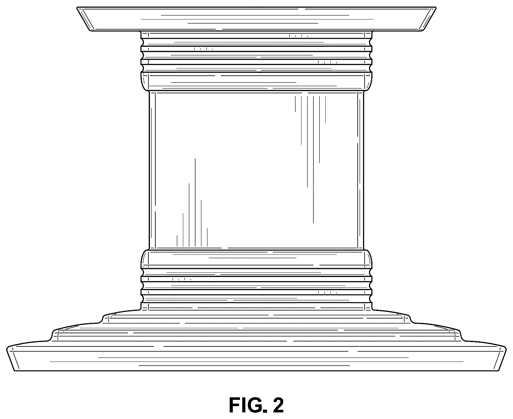 Patent USD1044352 Figure 2 – Urn platform
