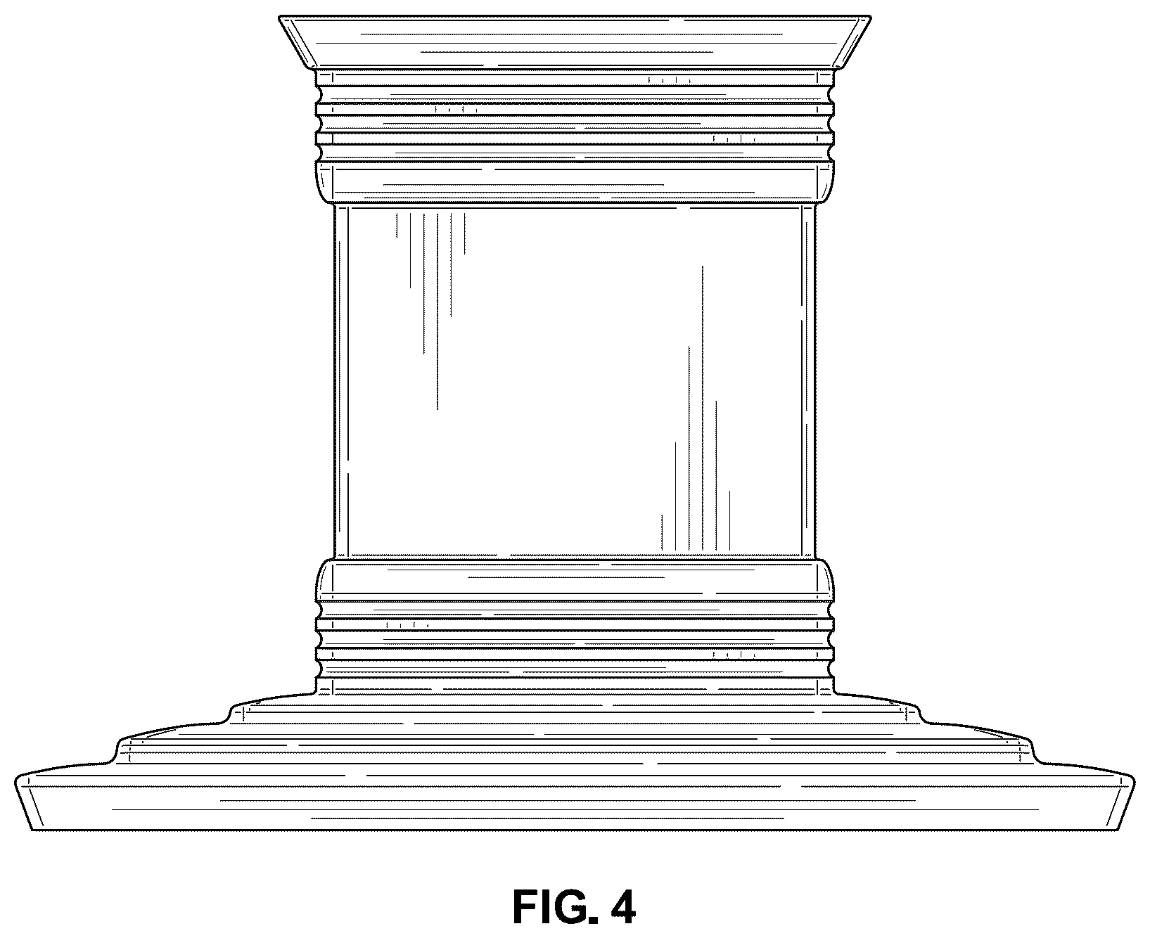Patent USD1044352 Figure 4 – Urn platform